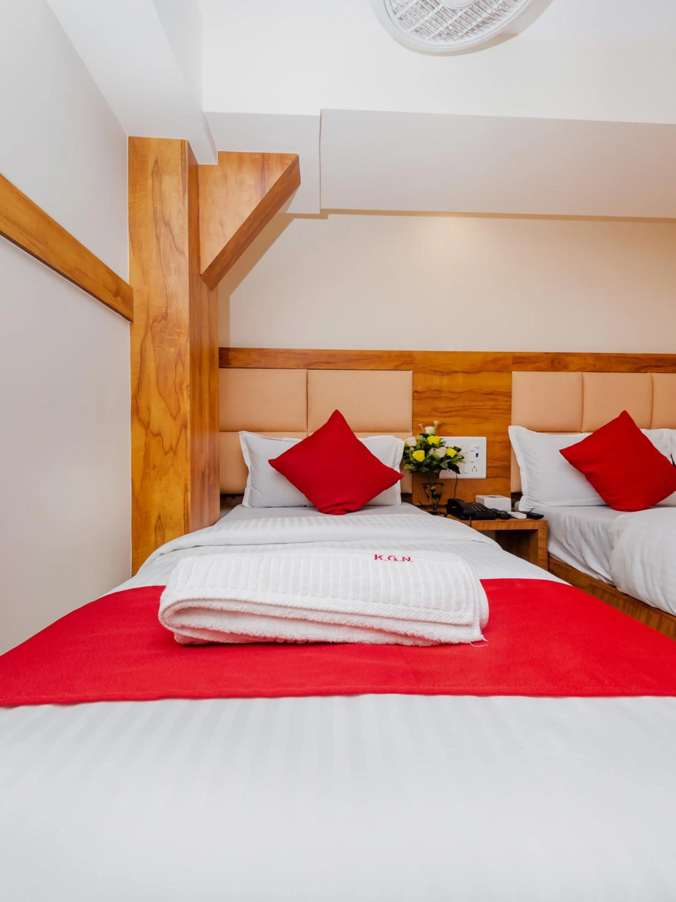 Bed in Hotel KGN Near CST Railway Station Mumbai and Haj House Mumbai Near Crawford Market Mumbai