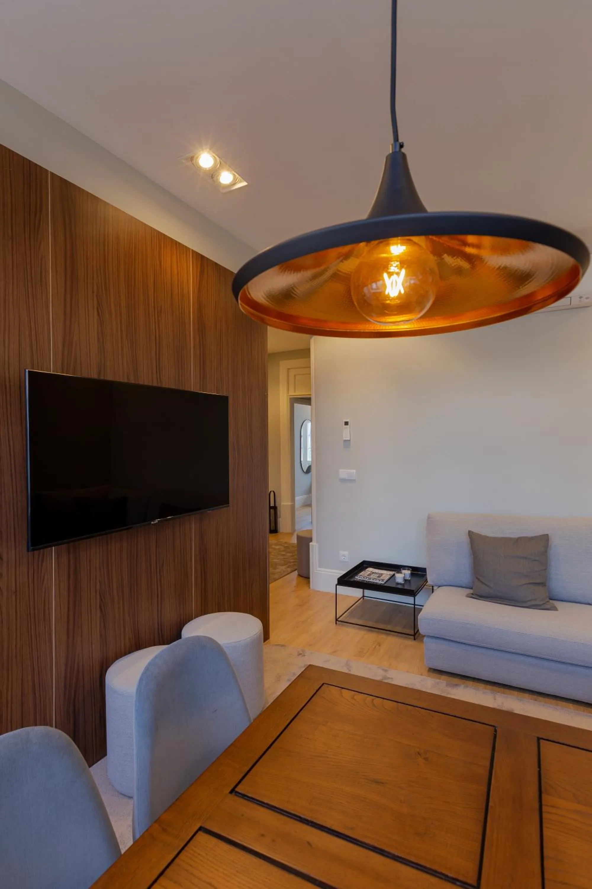 Seating area in ORM - Bolhao Apartments