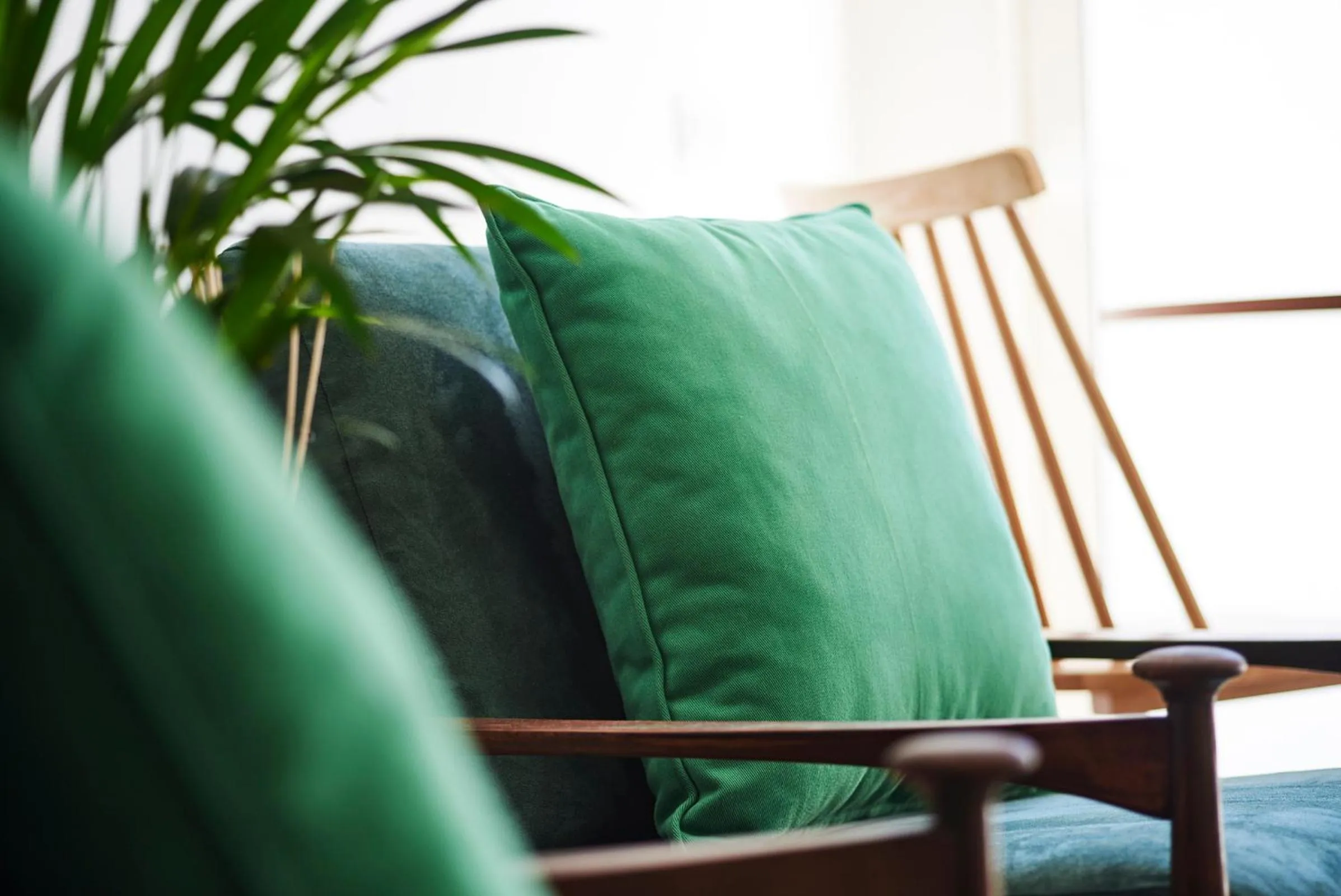 Decorative detail in Pause Apartments