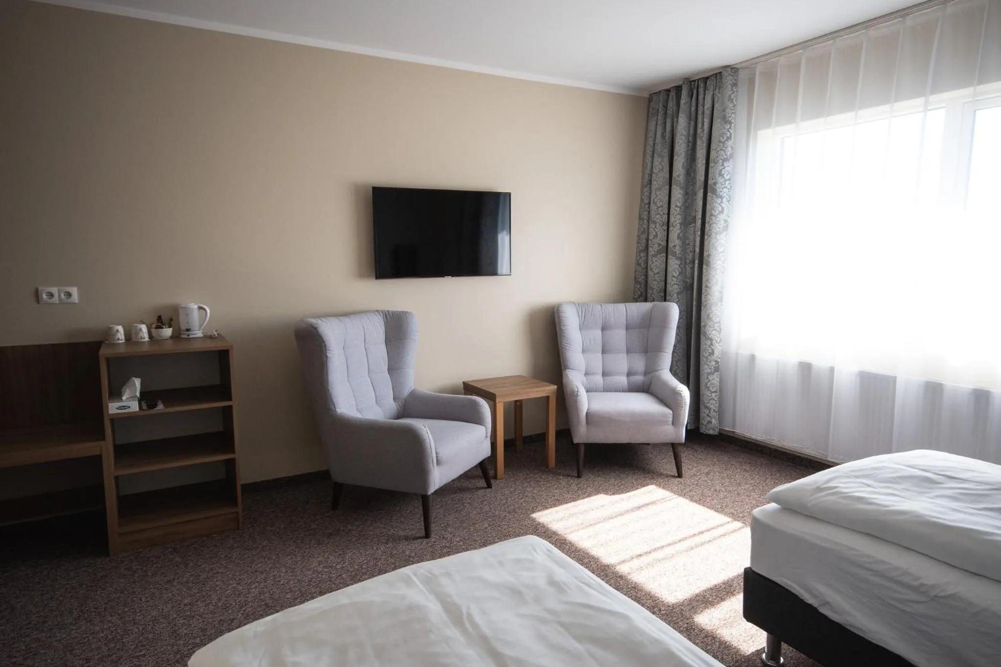 Bedroom, Bed in Hótel Dyrhólaey