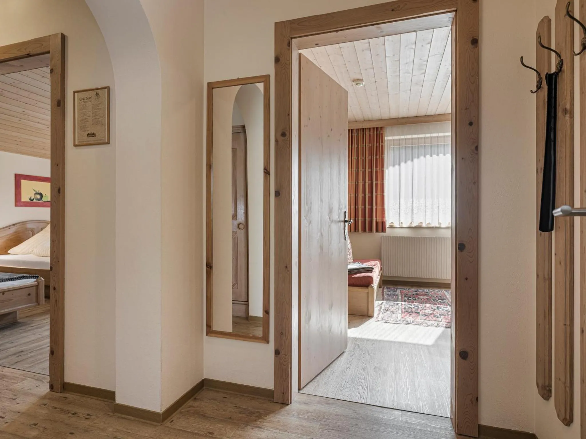 Bed in Appartementhaus Sennhüttn