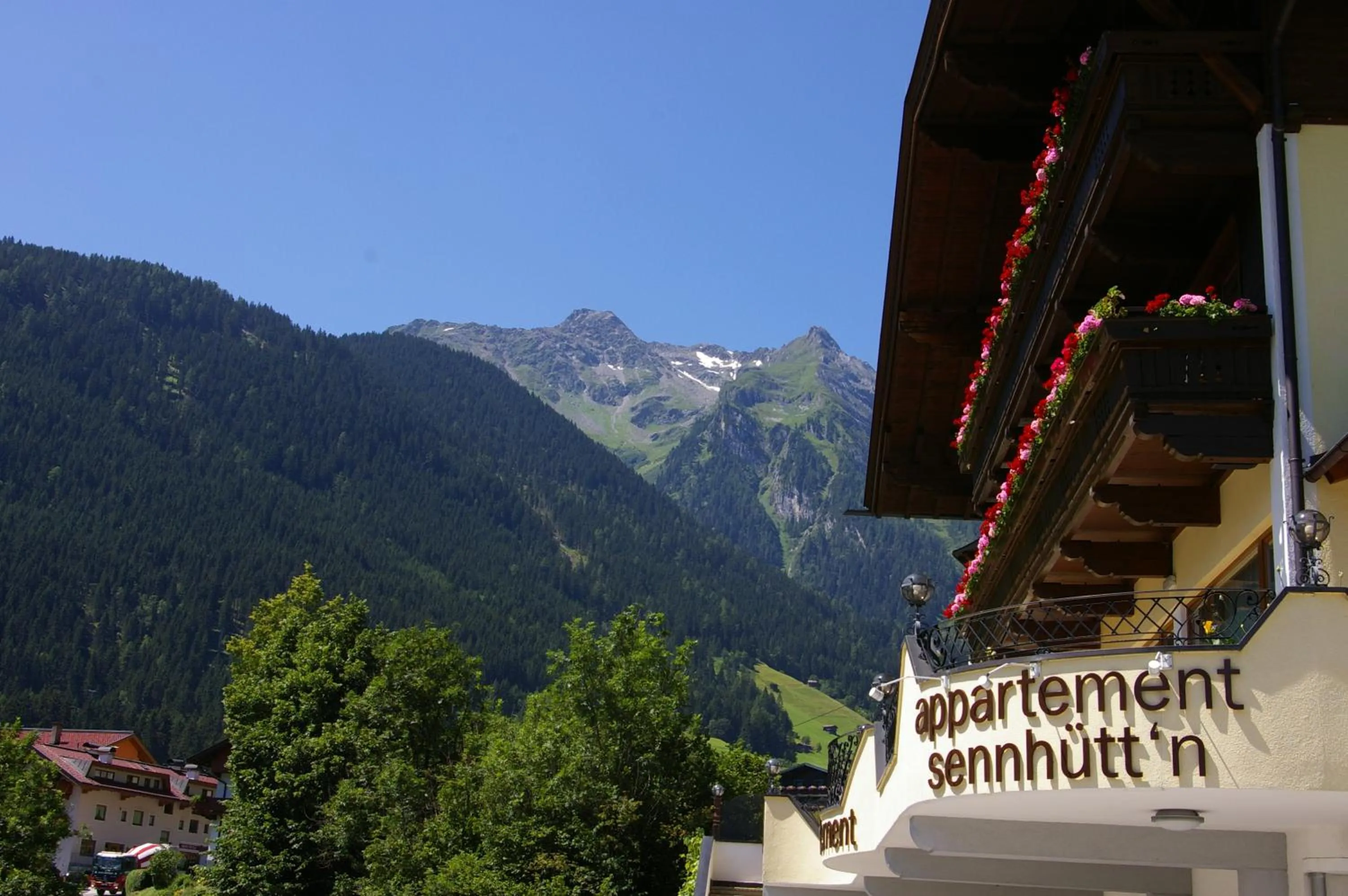 Natural landscape in Appartementhaus Sennhüttn