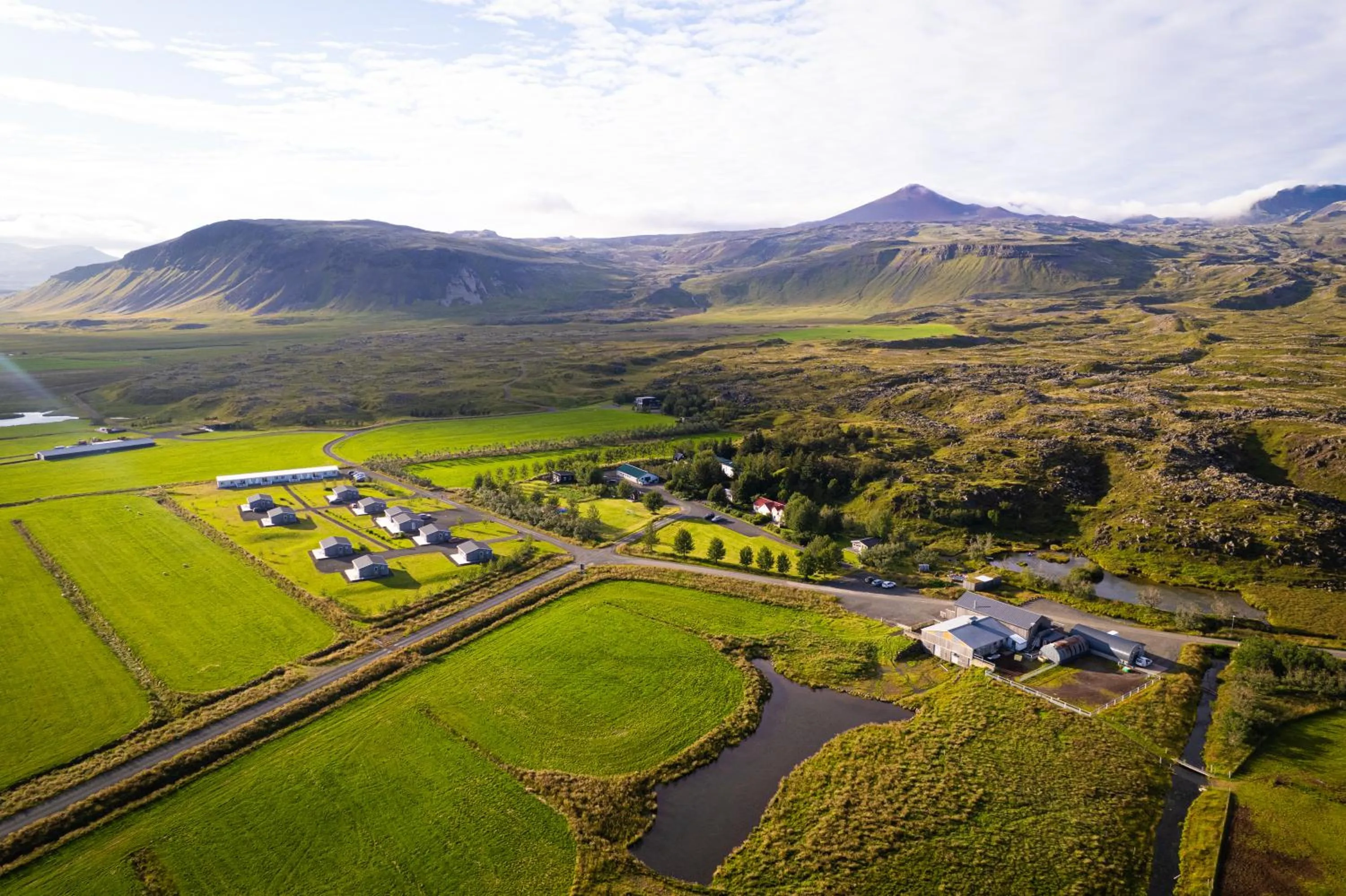 Natural landscape in Miðhraun - Lava resort & Restaurant