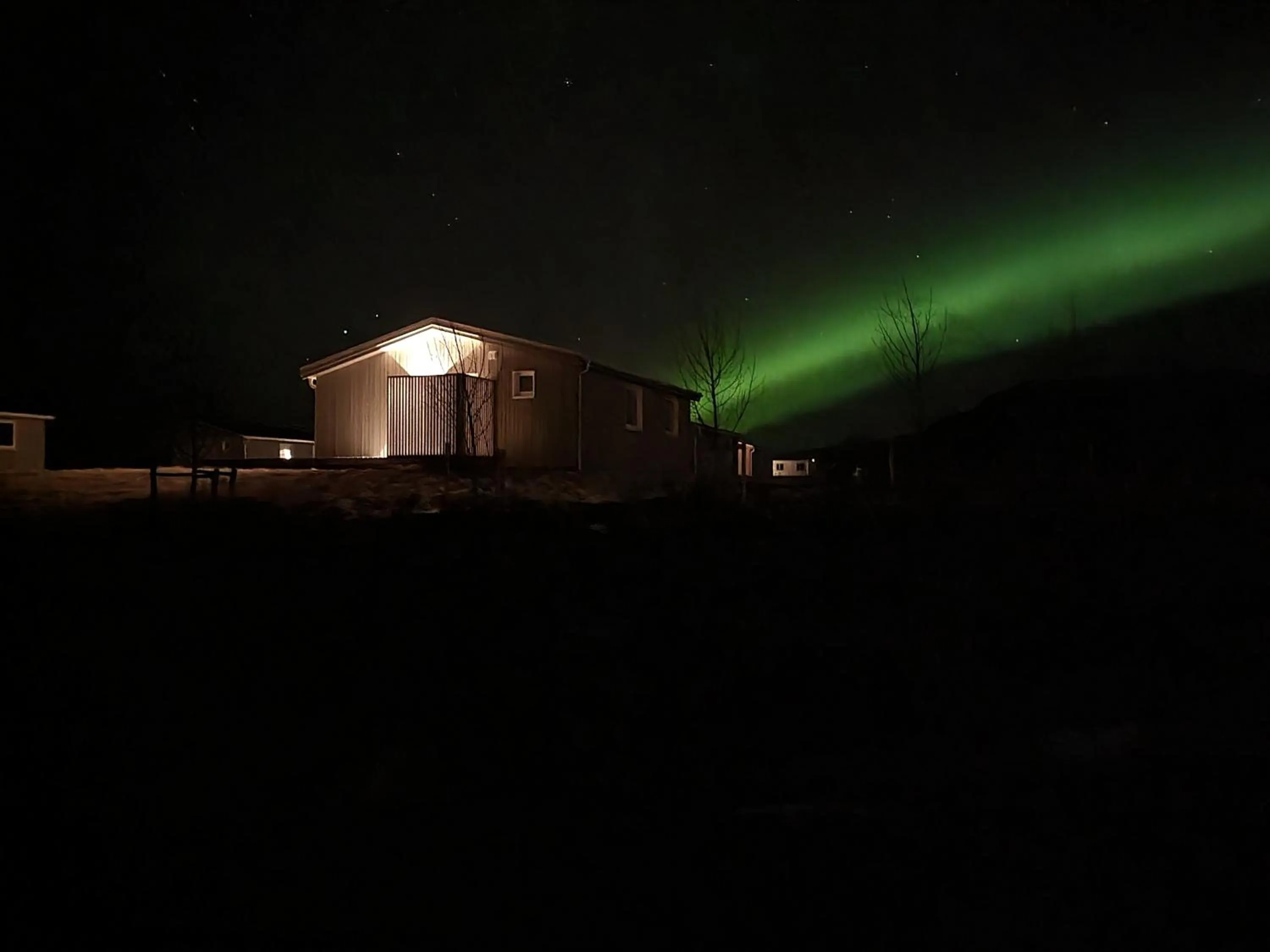 Night in Miðhraun - Lava resort & Restaurant