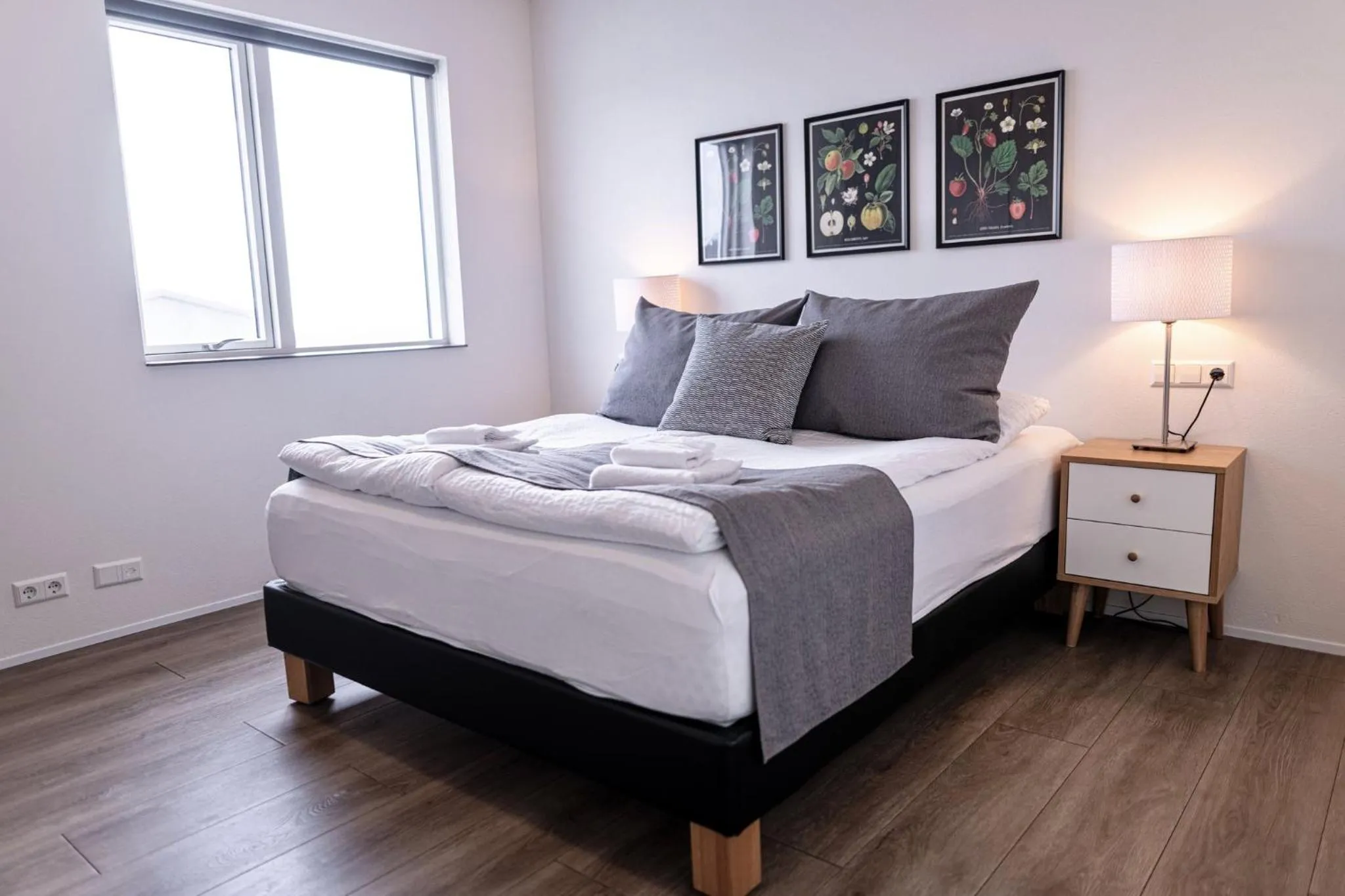 Bedroom, Bed in Miðhraun - Lava resort & Restaurant