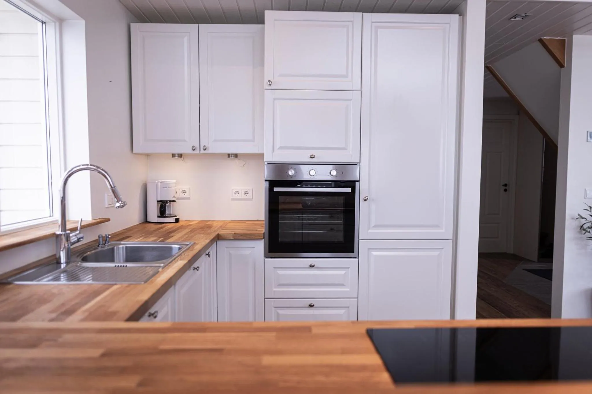 Kitchen or kitchenette in Miðhraun - Lava resort & Restaurant