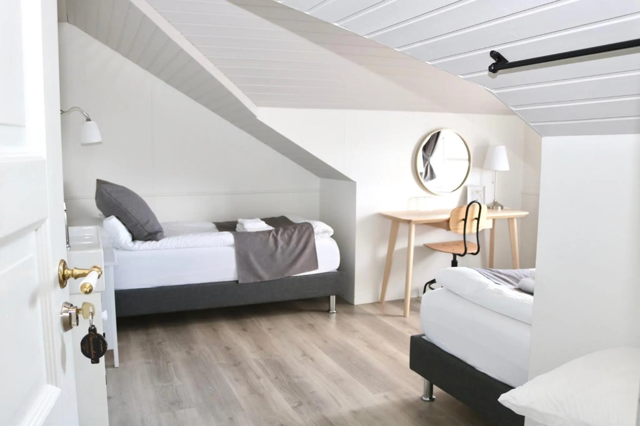 Bedroom, Bed in Miðhraun - Lava resort & Restaurant