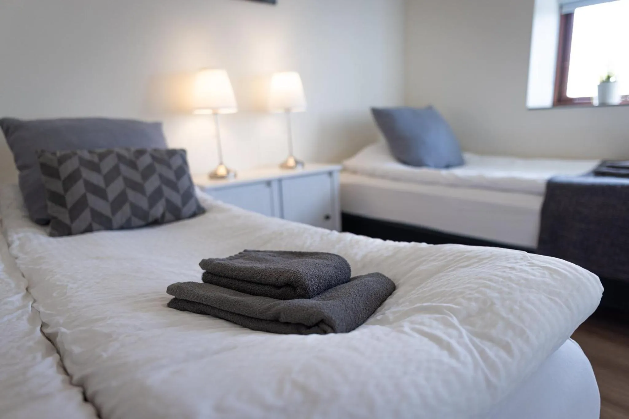 Bedroom, Bed in Miðhraun - Lava resort & Restaurant