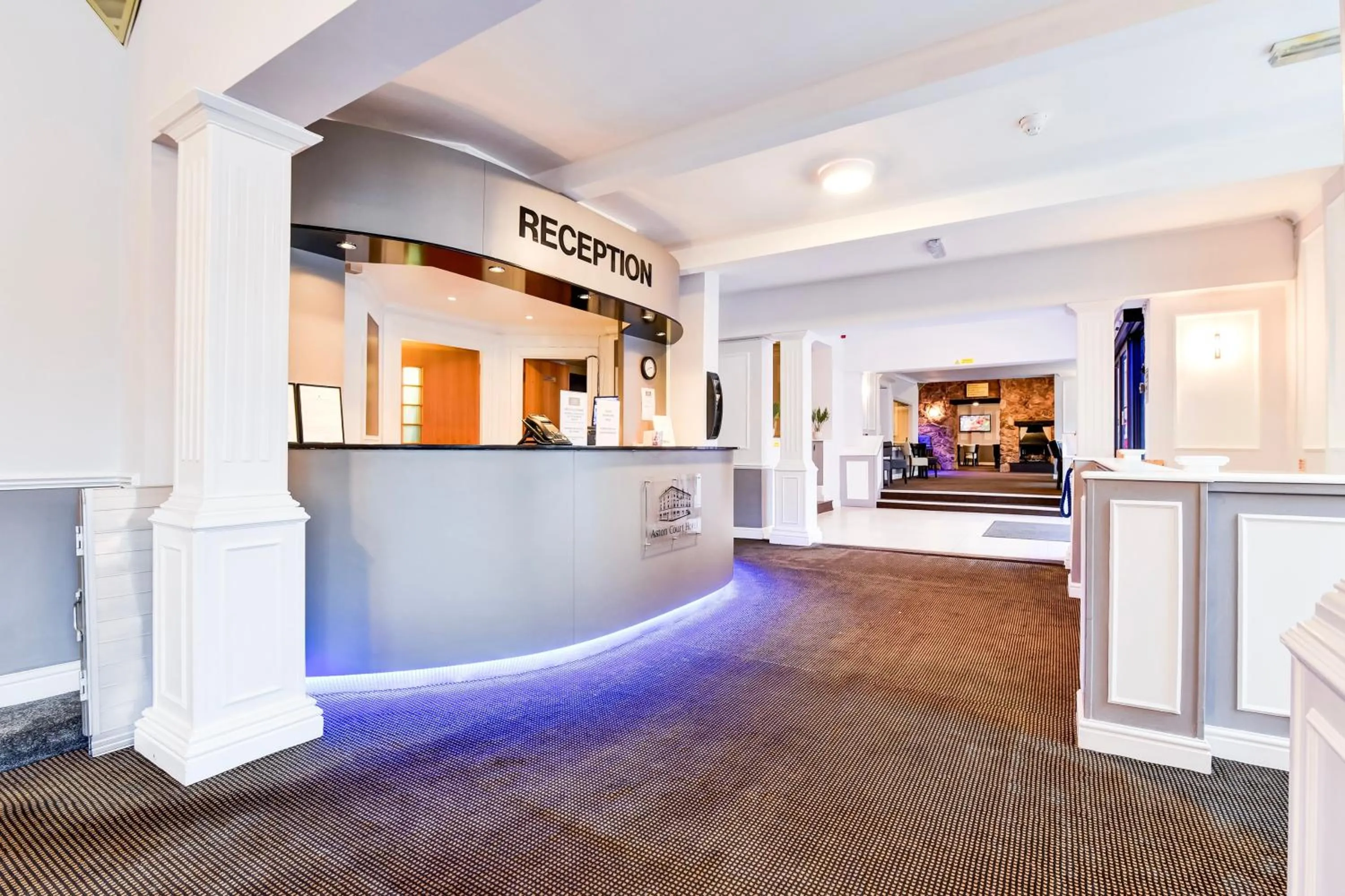 Lobby or reception in Aston Court Derby City Centre by Belvilla