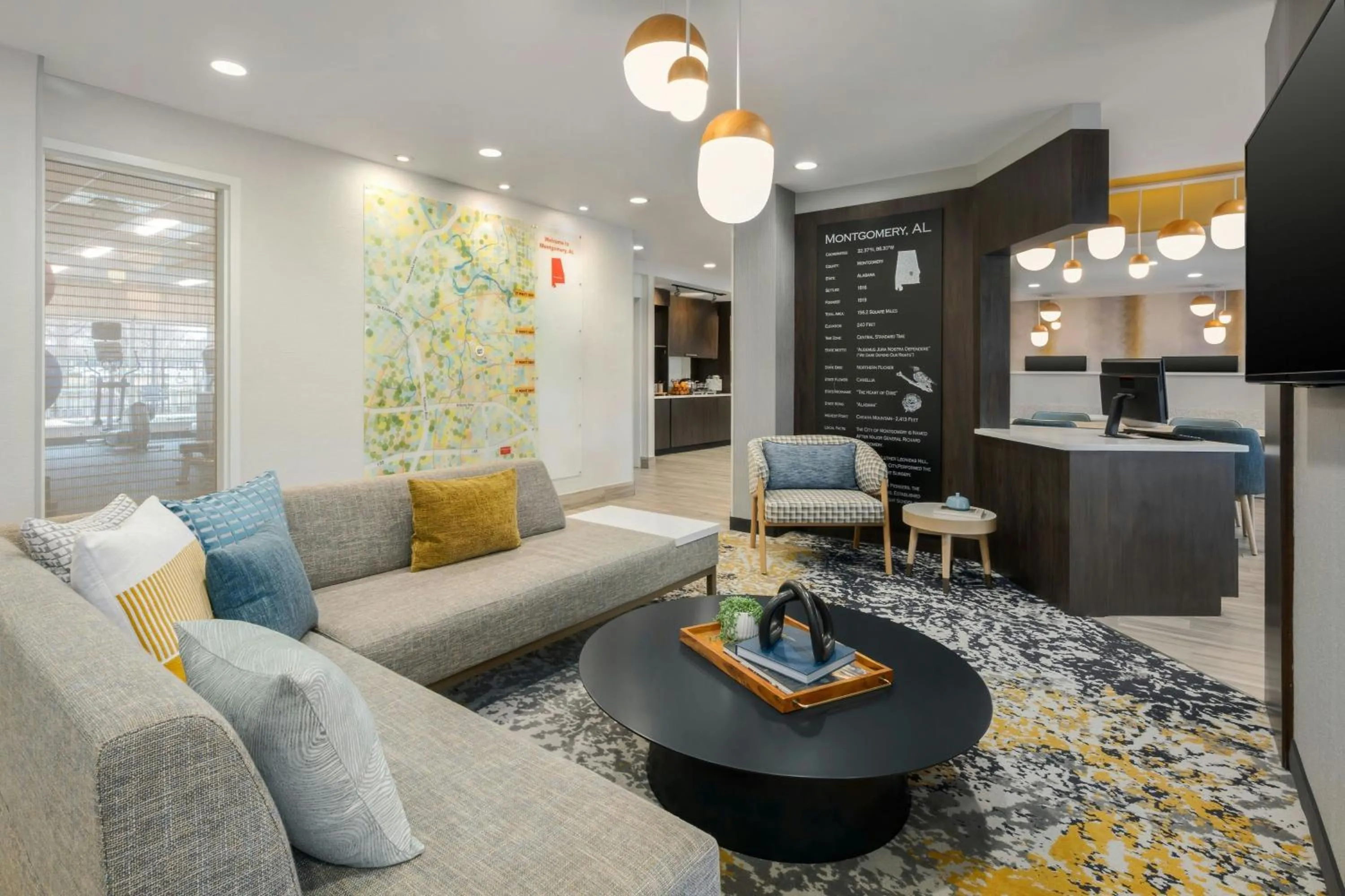 Lobby or reception in TownePlace Suites by Marriott Montgomery EastChase