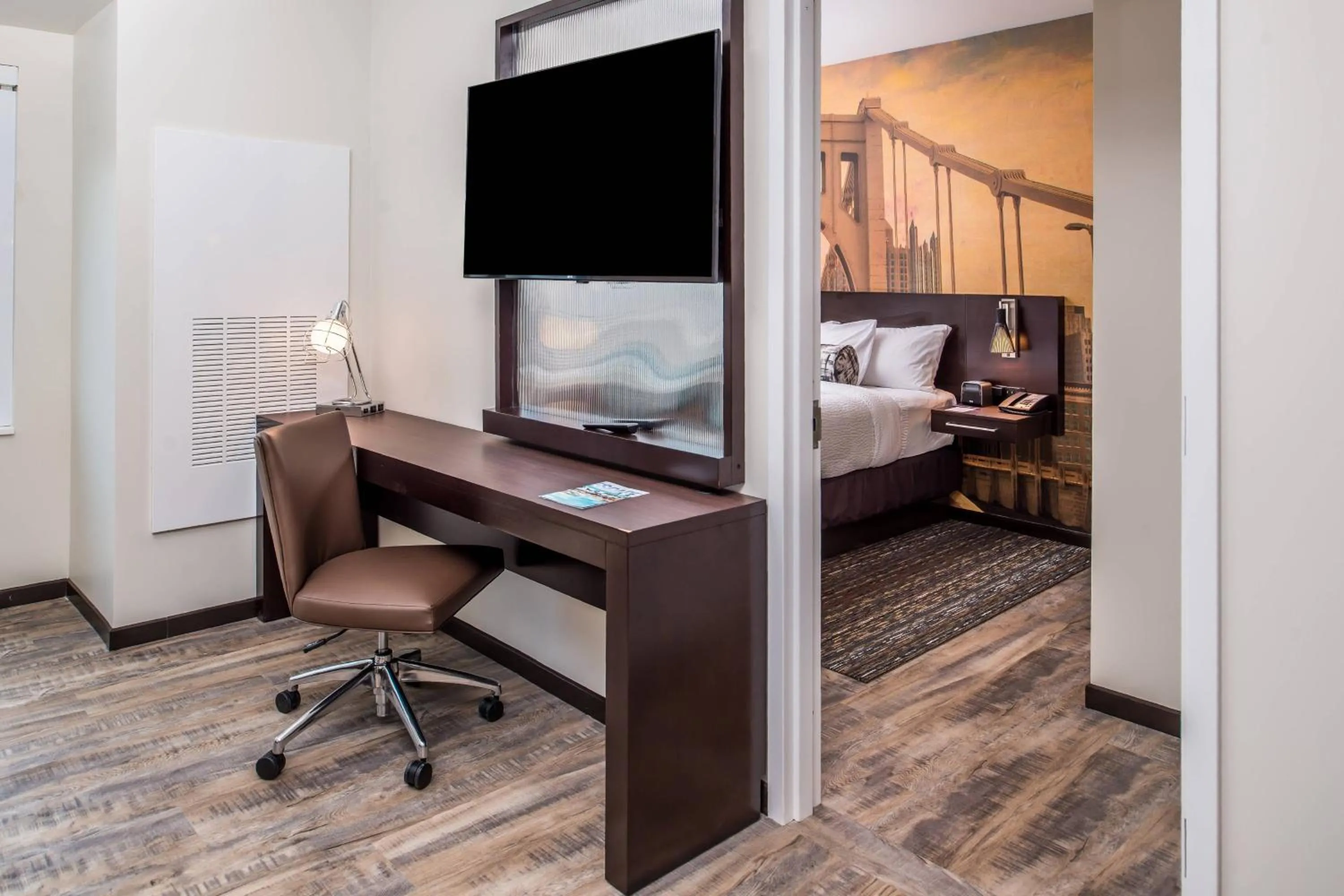 Bedroom, Bed in Residence Inn by Marriott Pittsburgh Oakland/University Place