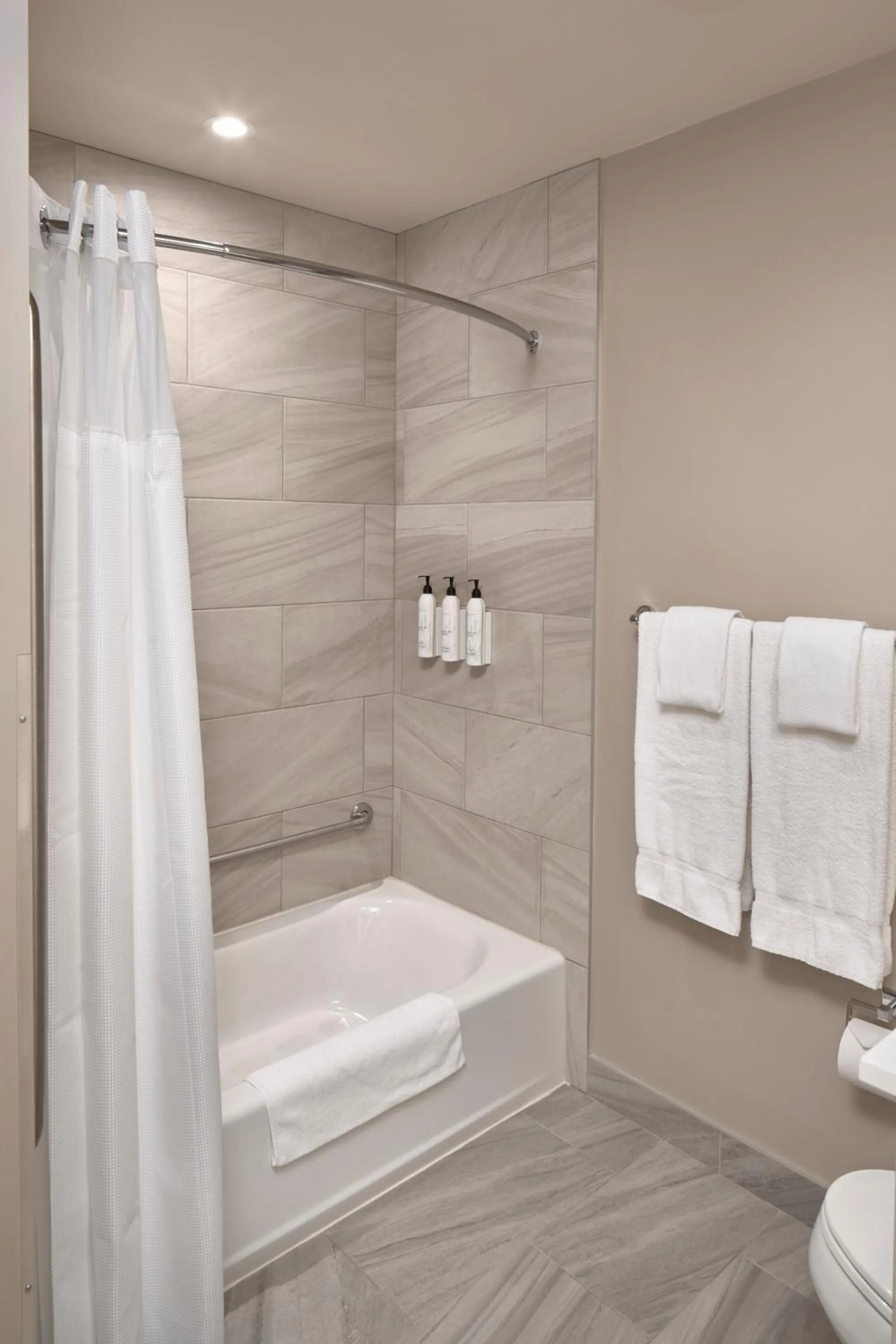 Shower in Fairfield Inn & Suites by Marriott Airdrie