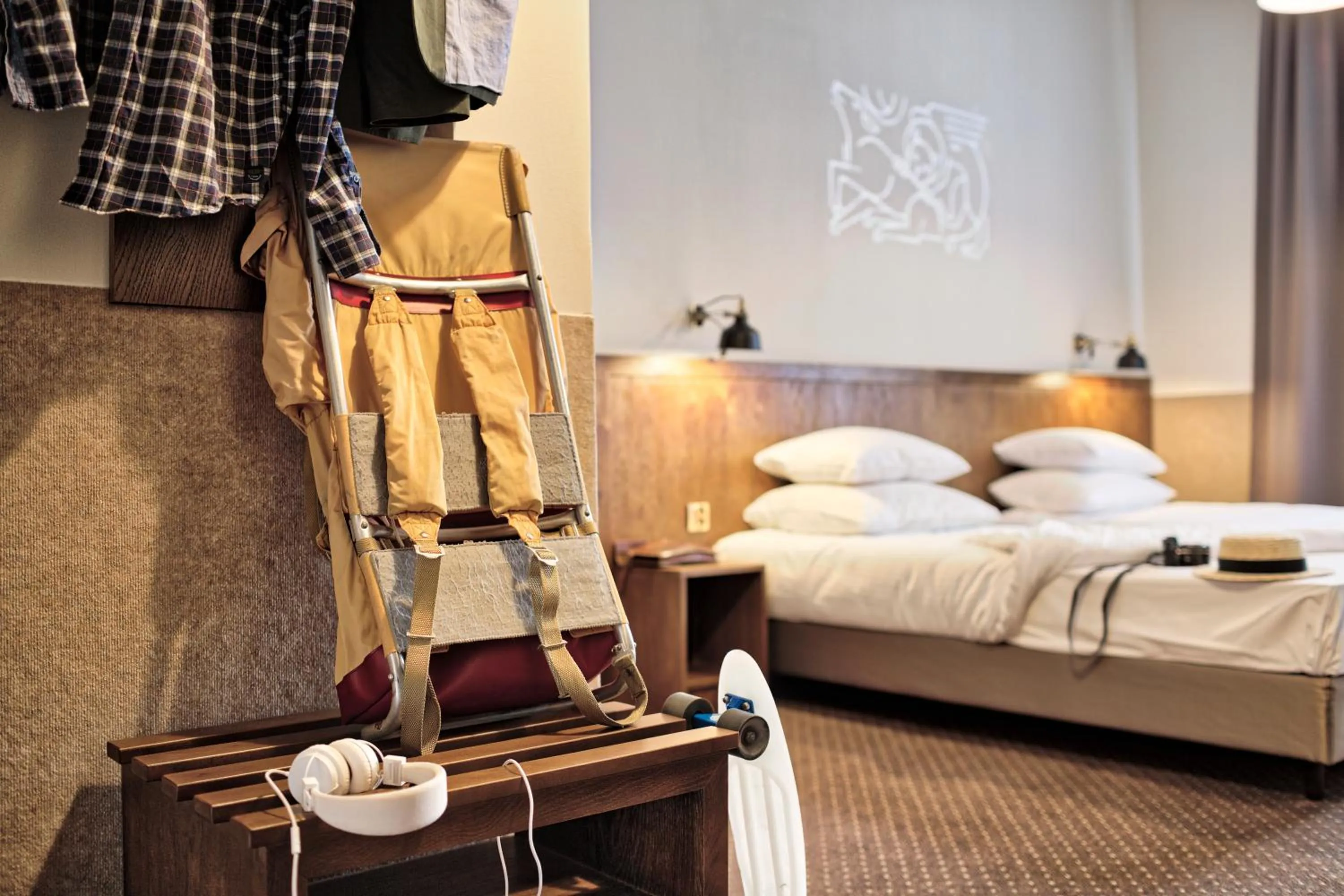 Decorative detail, Bed in Daniel Griffin Aparthotel by Artery Hotels