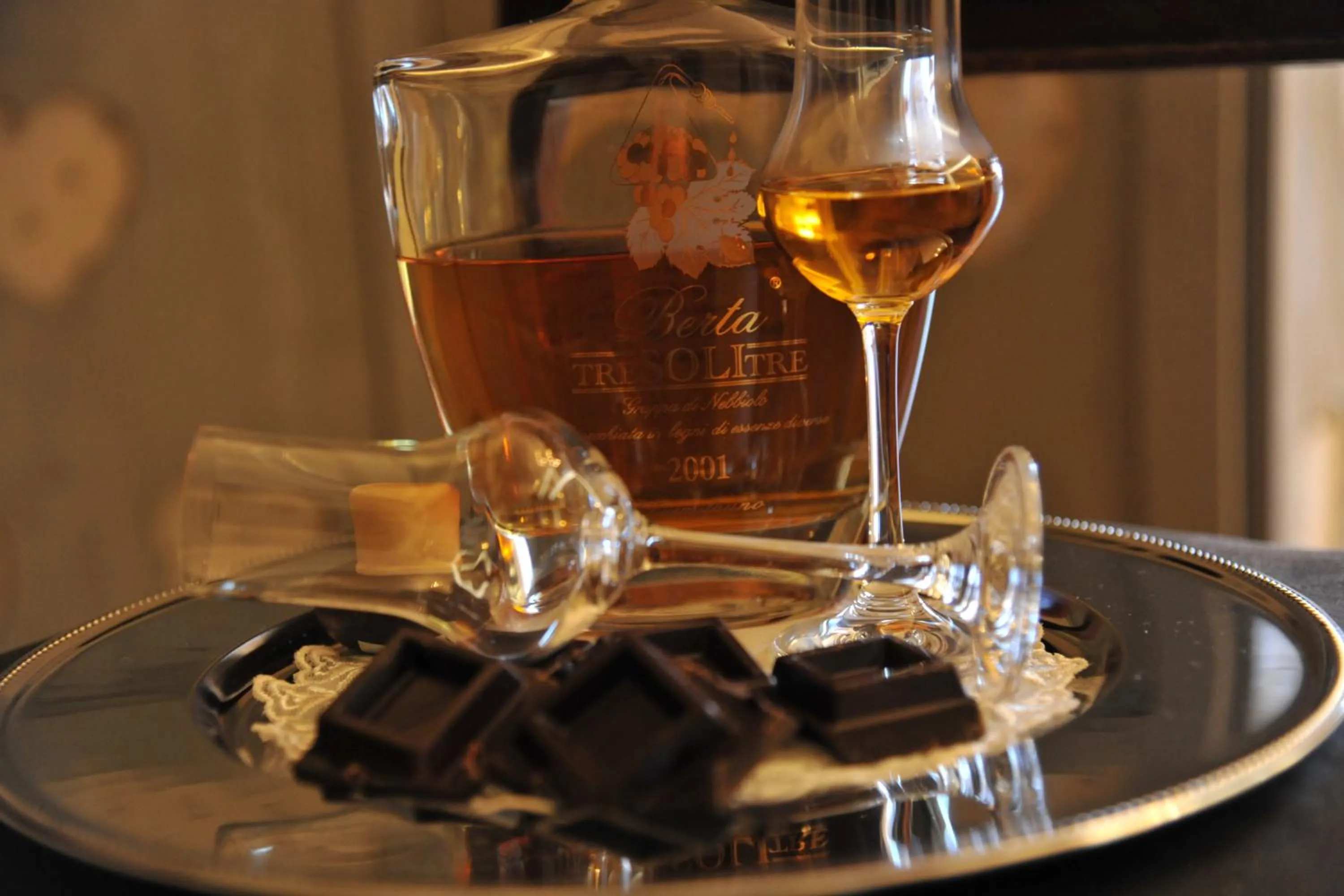 Decorative detail in B&b Le Cycas