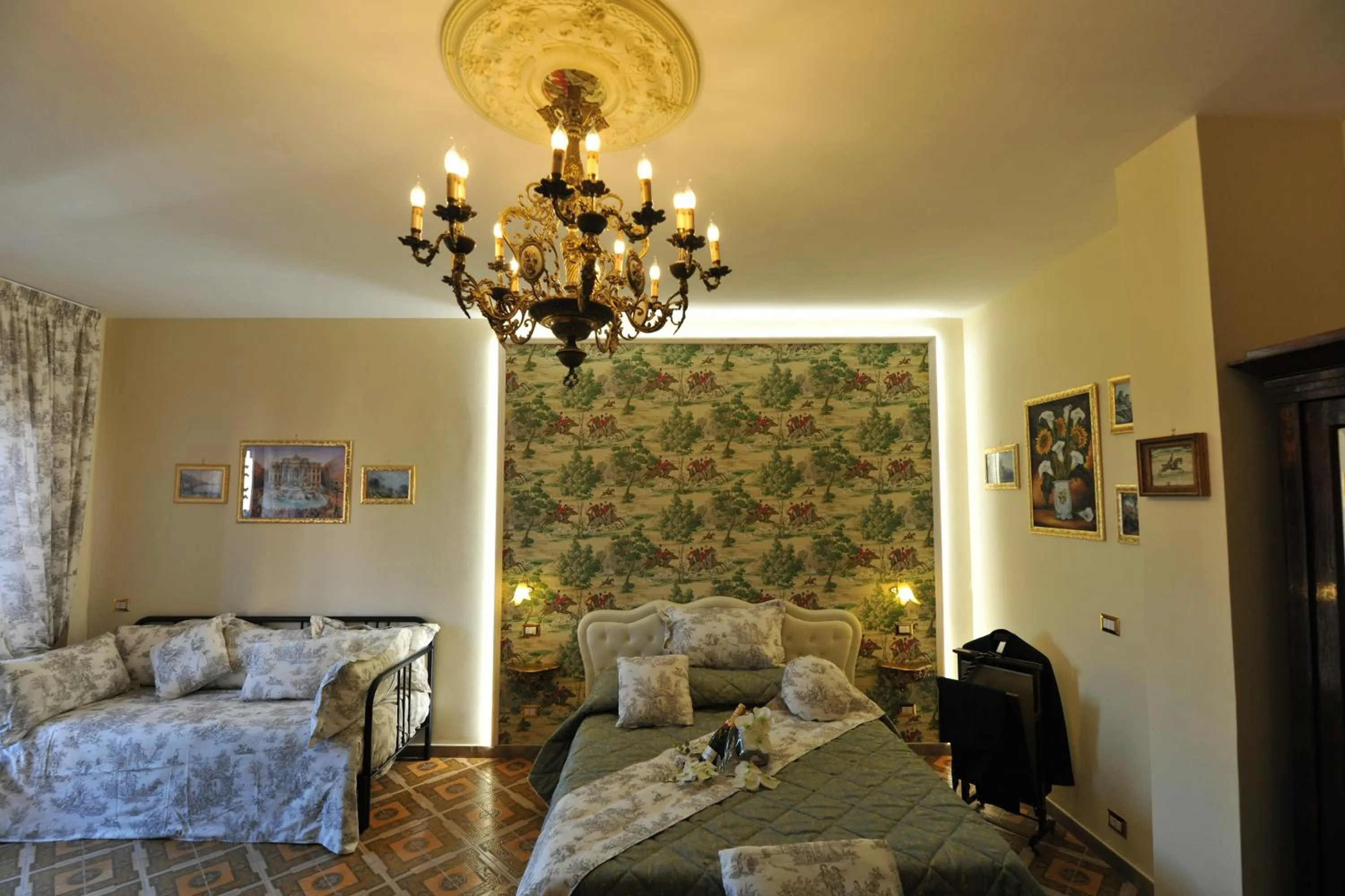 Bedroom, Bed in B&b Le Cycas