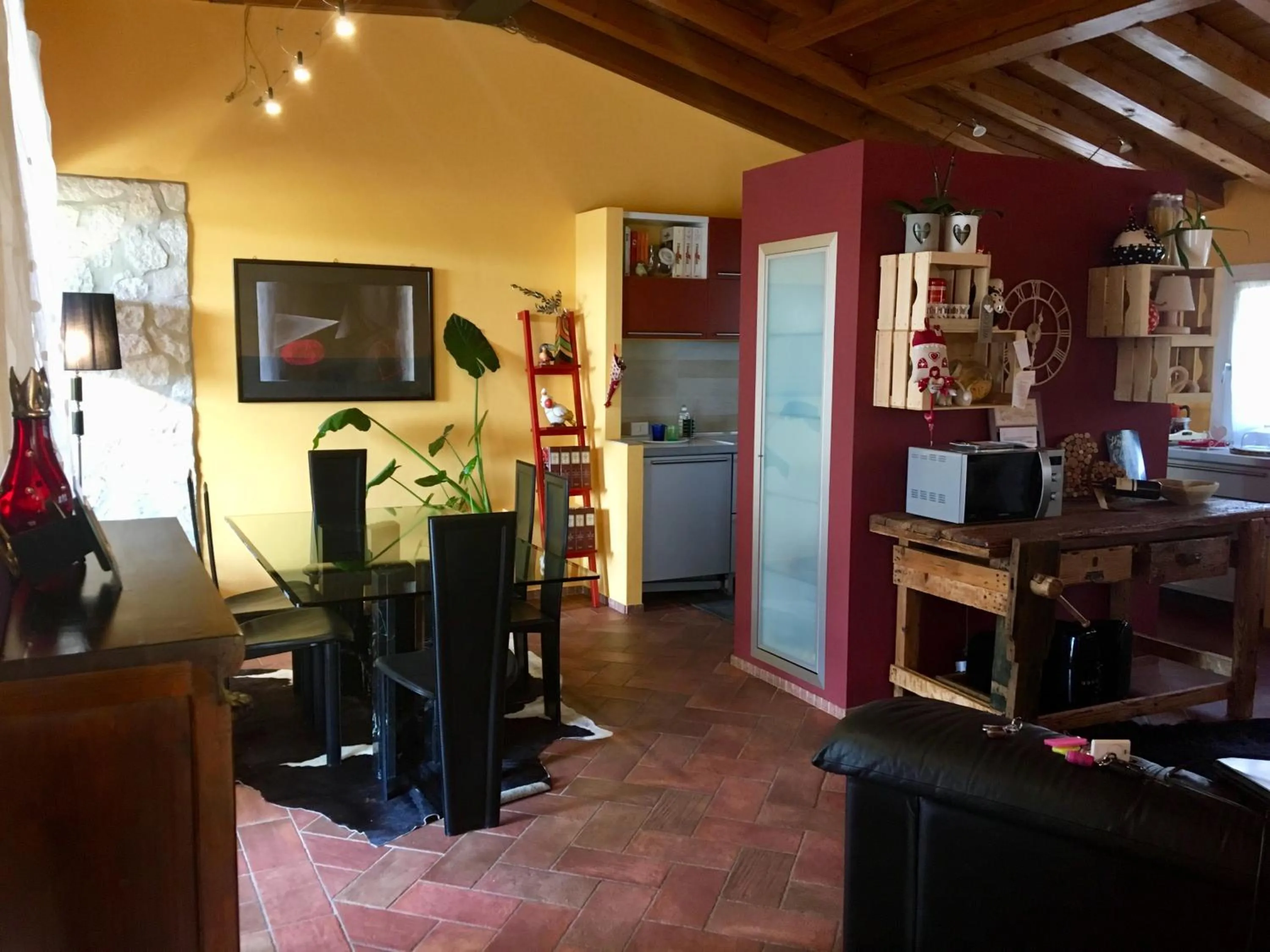 Living room in B&B CASA mia - camere in appartamento privato -