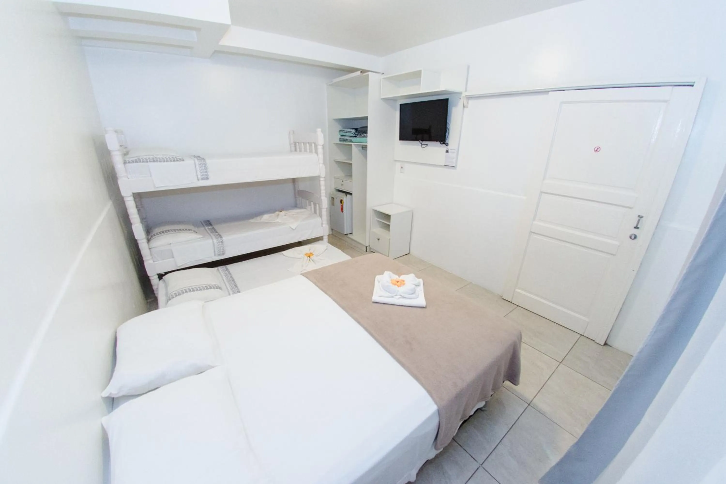 Bed in Pousada Nascer do Sol