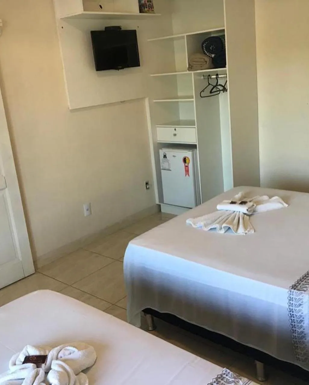 Bed in Pousada Nascer do Sol