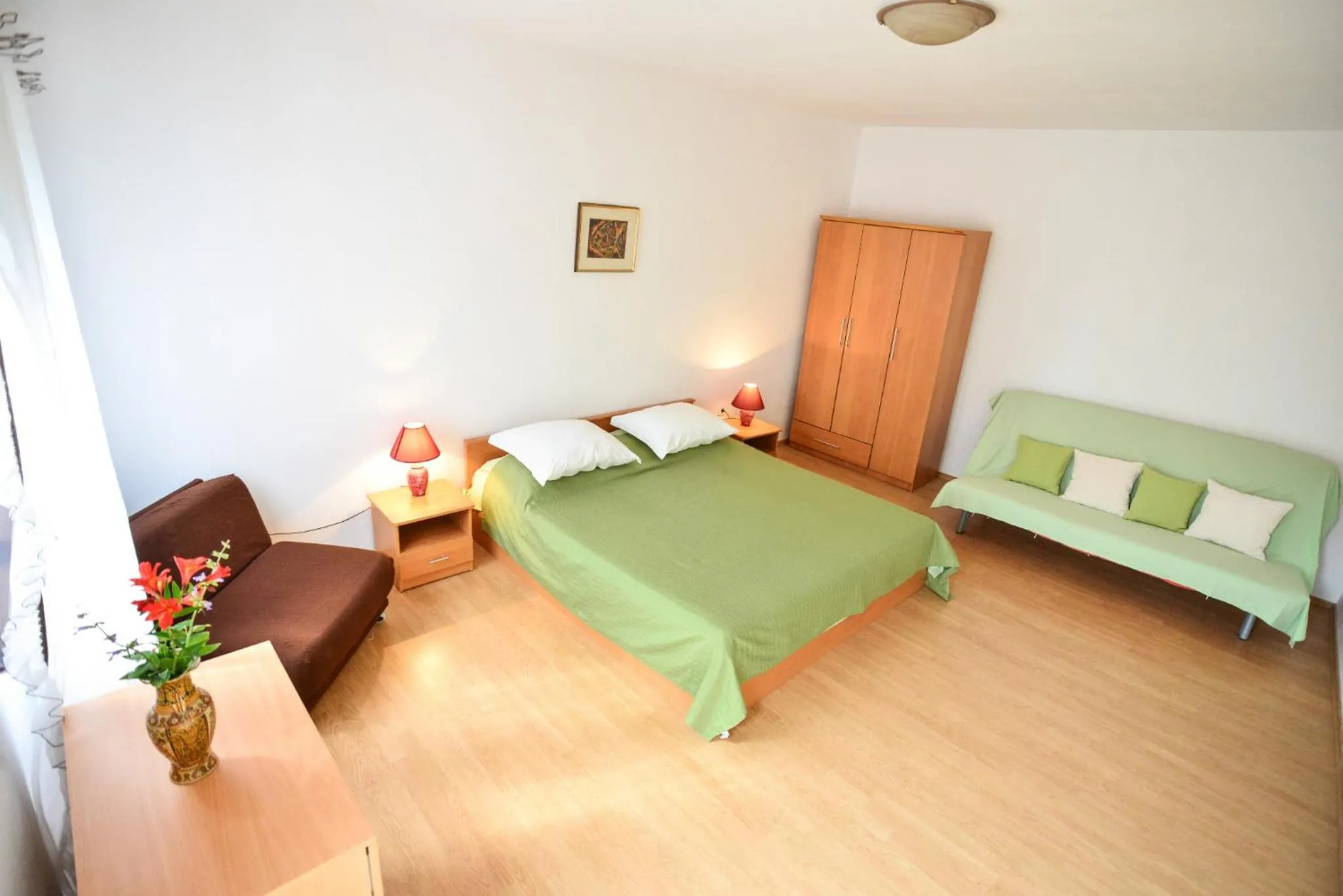 Bed in Apartments Bobo