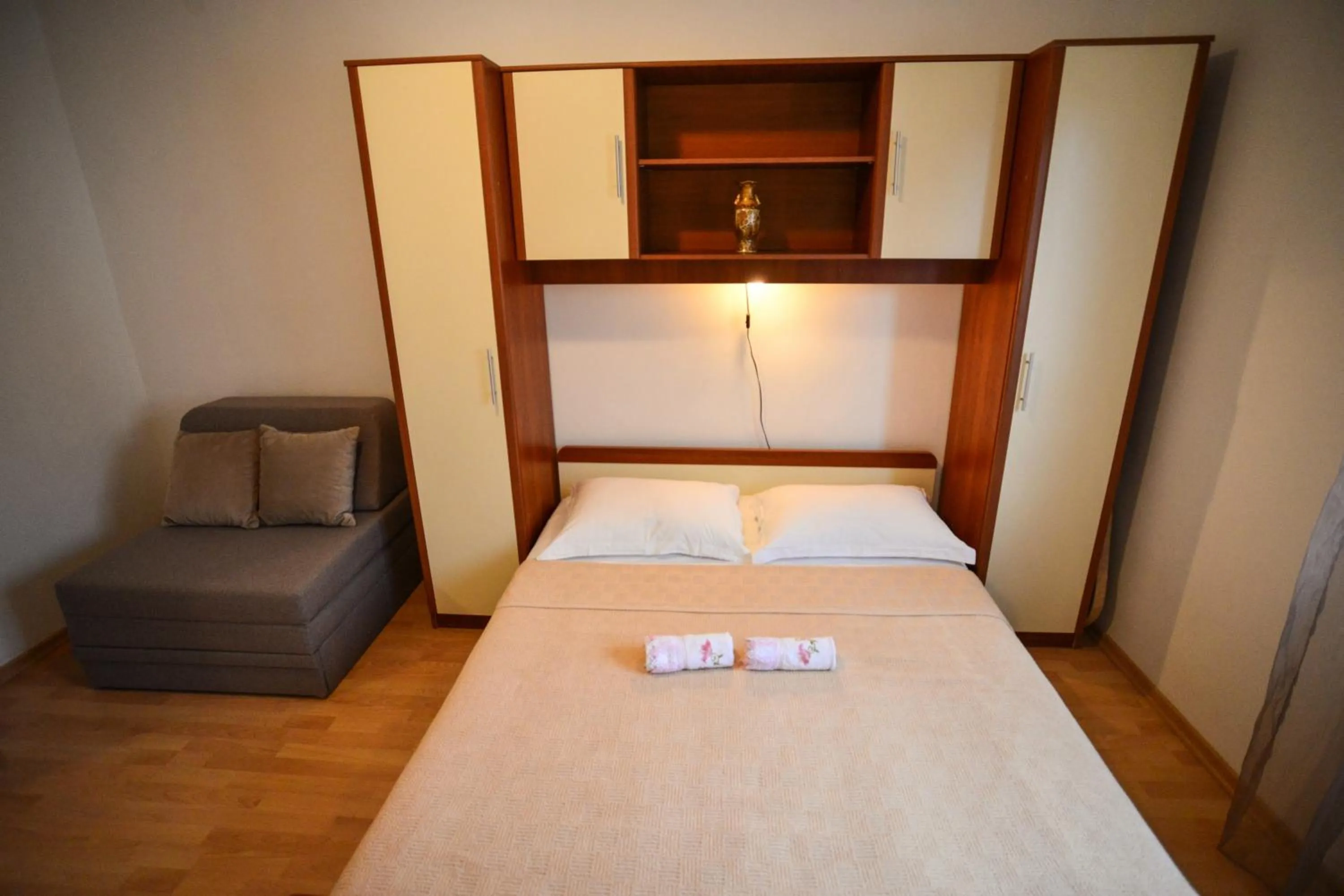 Bedroom, Bed in Apartments Bobo