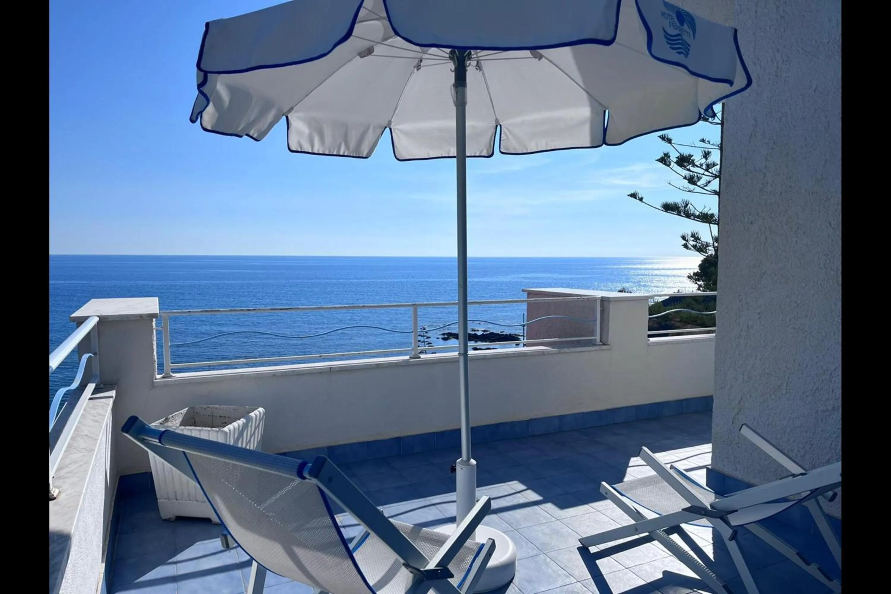 Balcony/Terrace in Hotel Ferretti