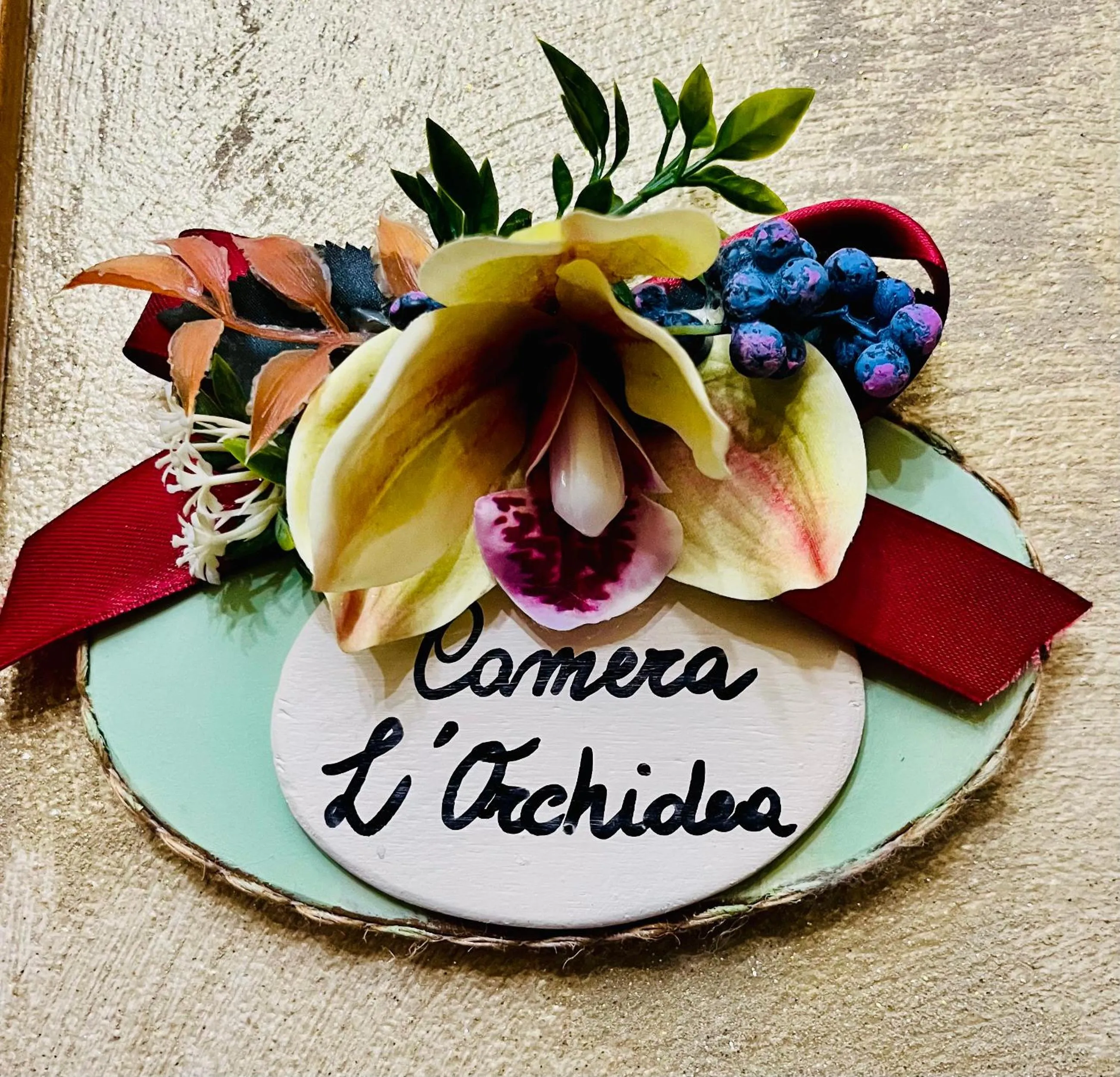 Decorative detail in La Mammola Bed&Breakfast