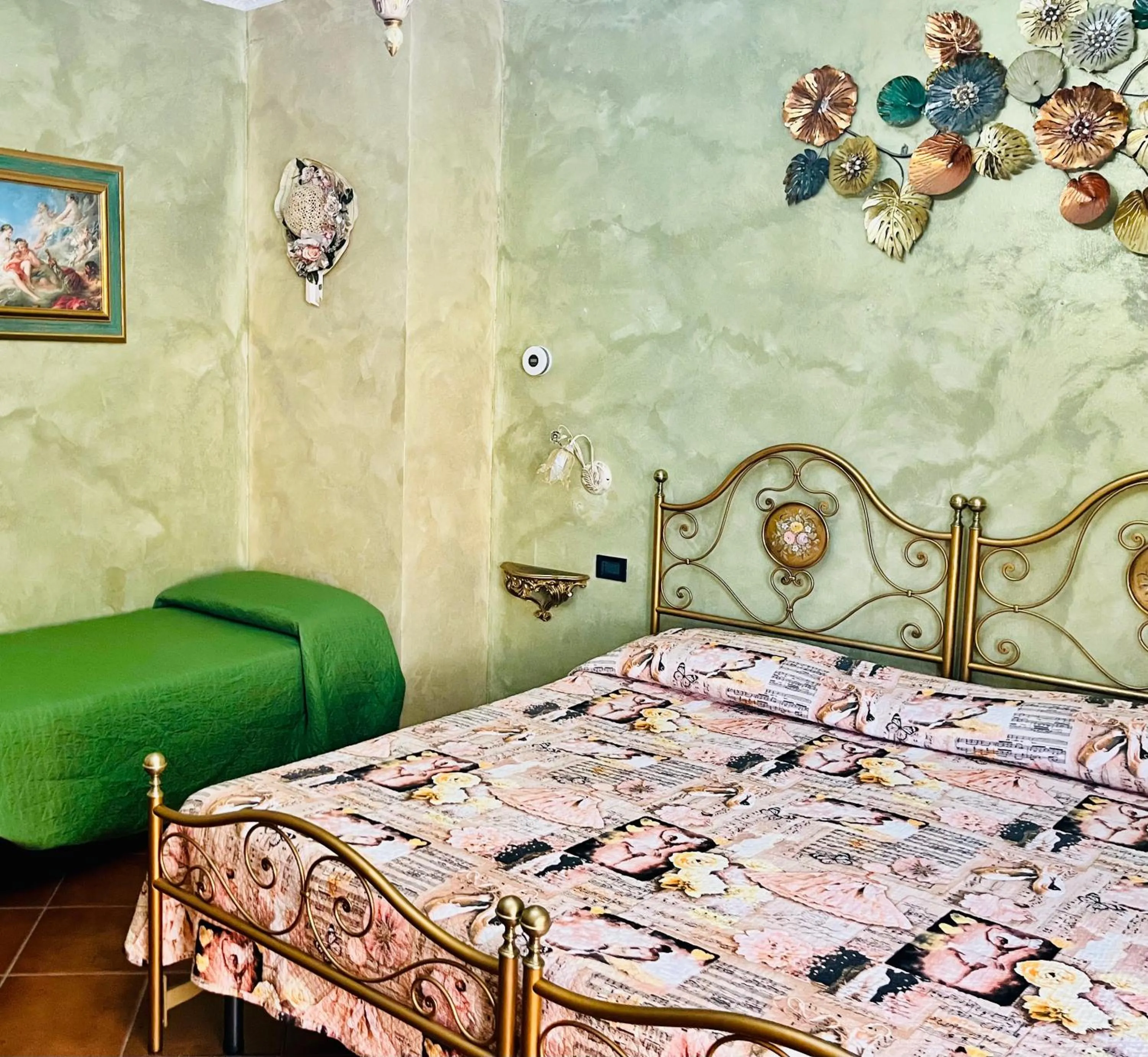 Bed in La Mammola Bed&Breakfast