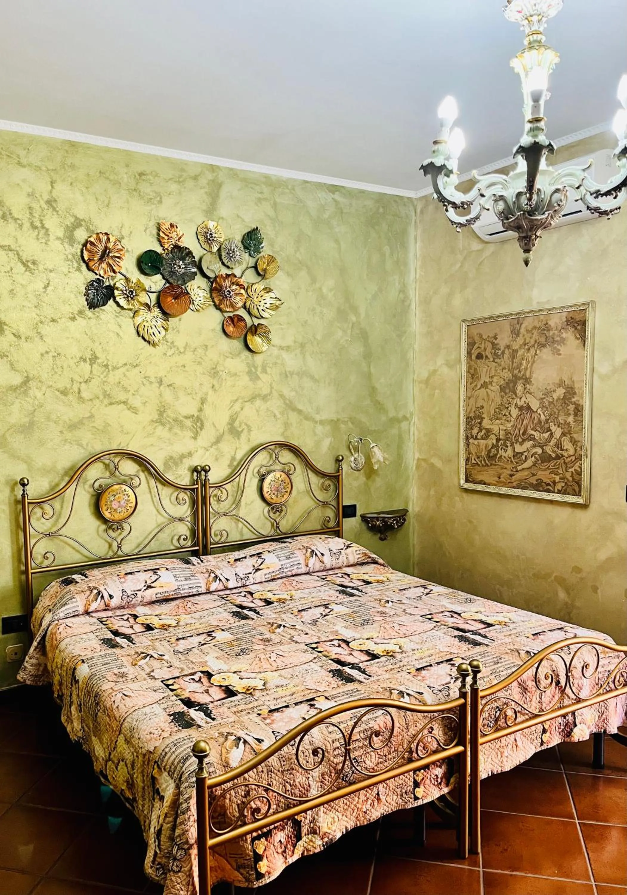 Bed in La Mammola Bed&Breakfast