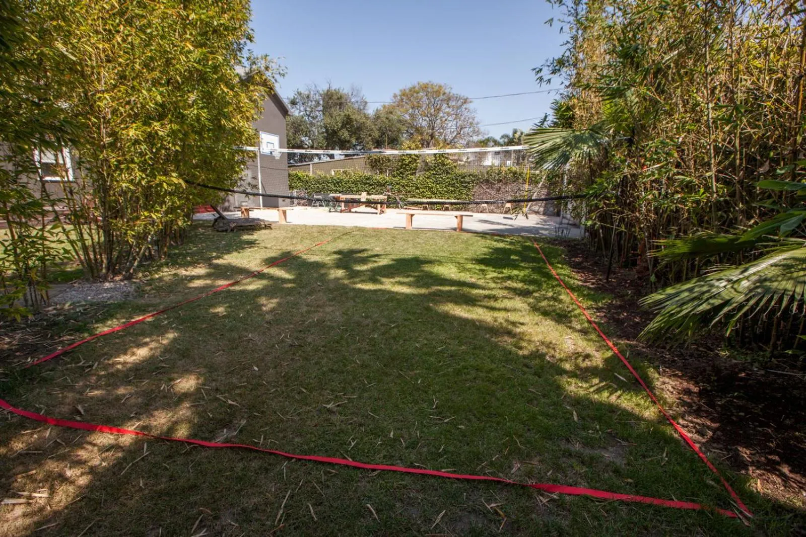 Inner courtyard view in PodShare Venice