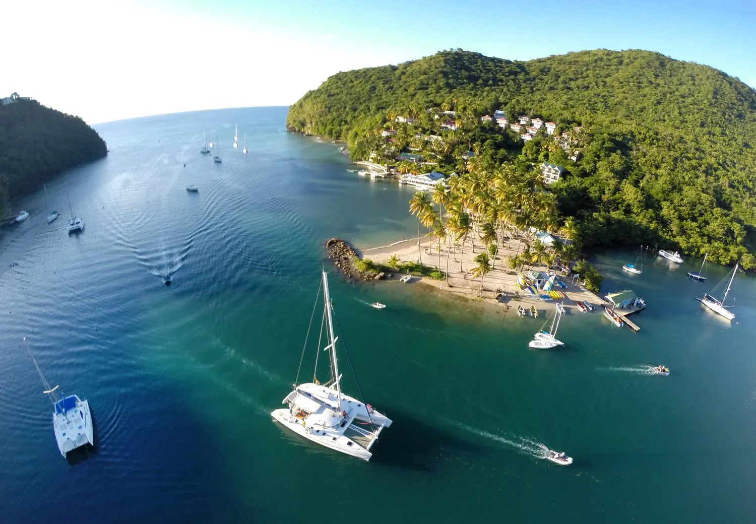 Bird's eye view in Oasis Marigot