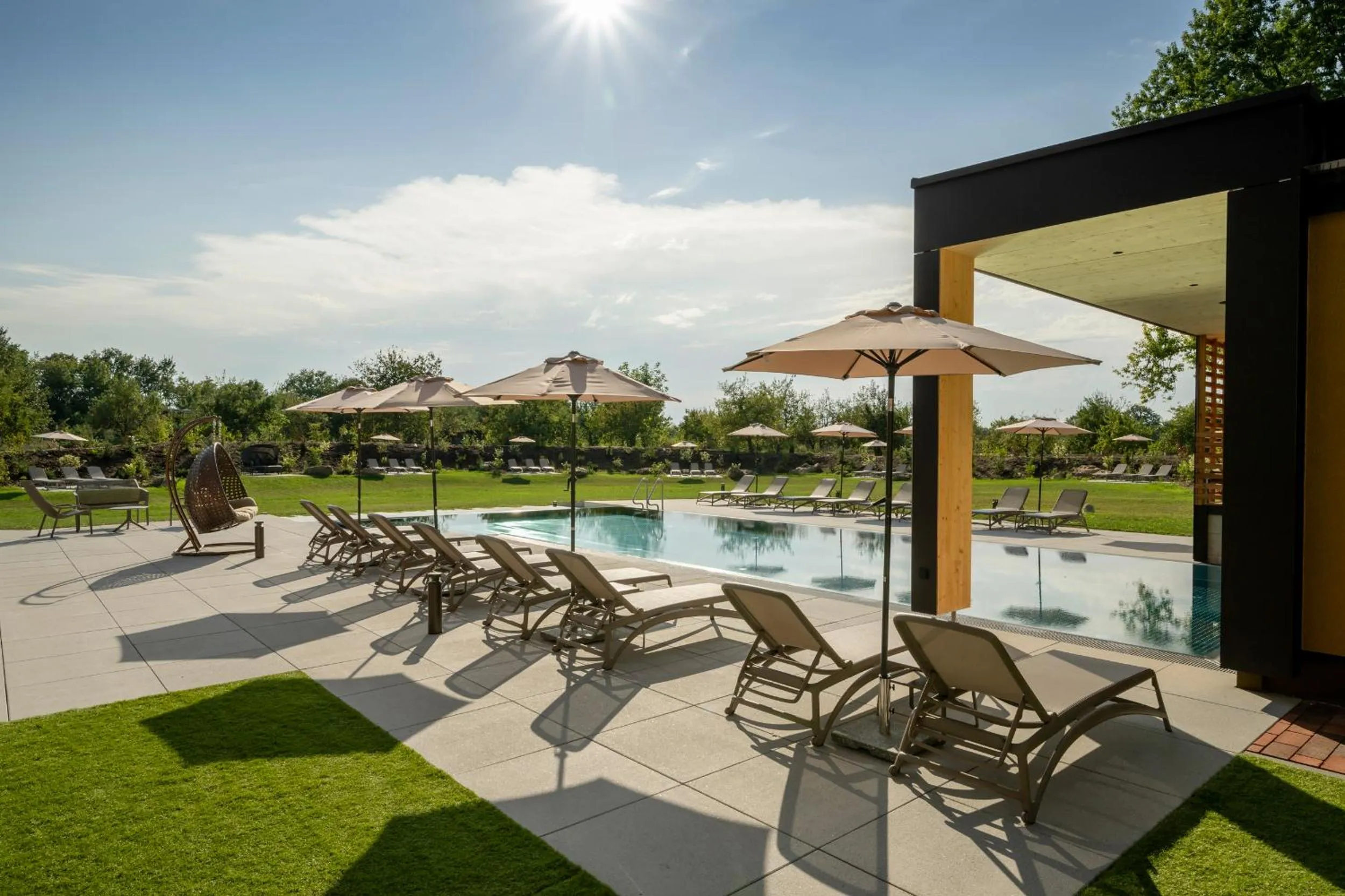 Swimming pool in Hotel am Haslinger Hof