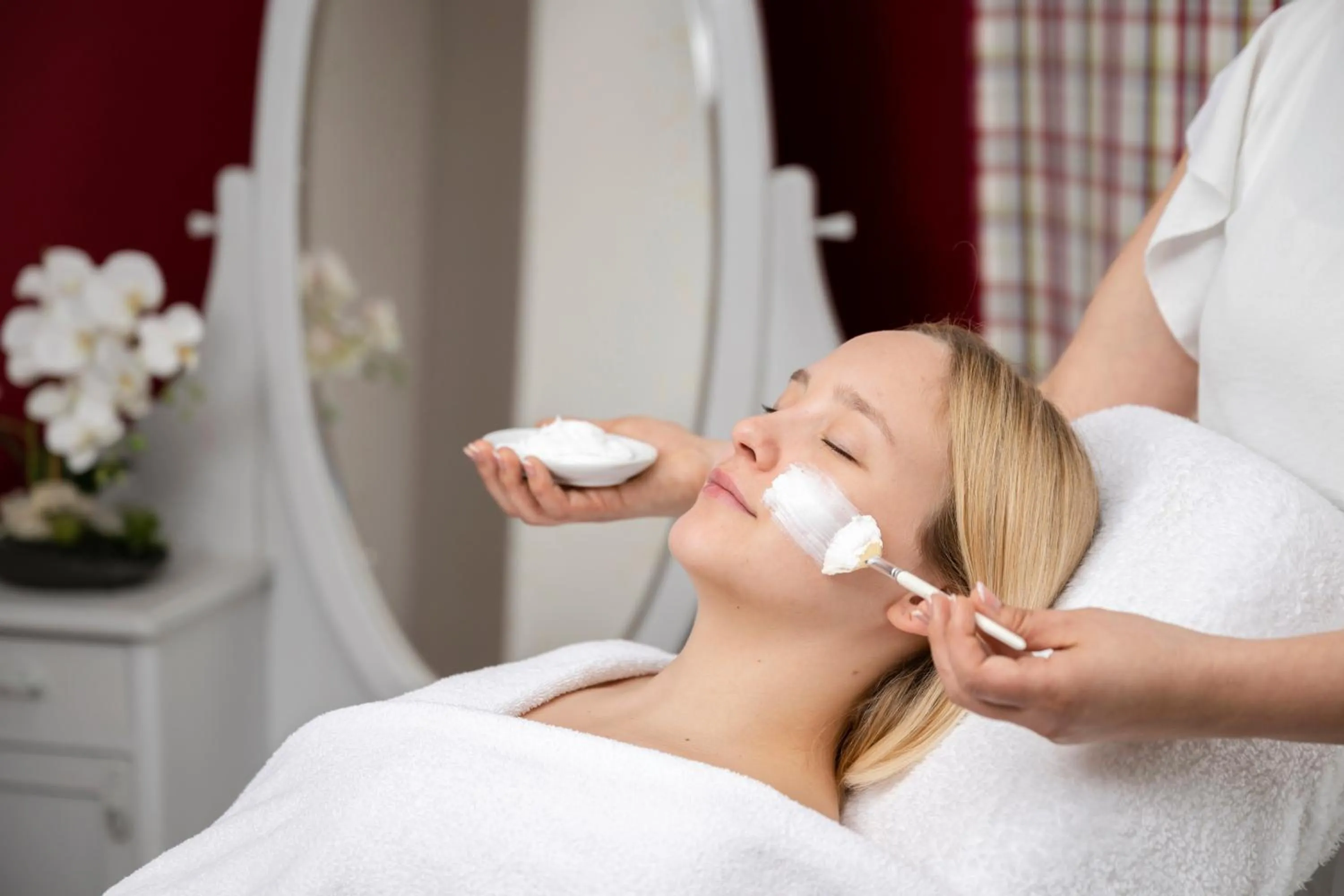 Spa and wellness centre/facilities in Hotel am Haslinger Hof