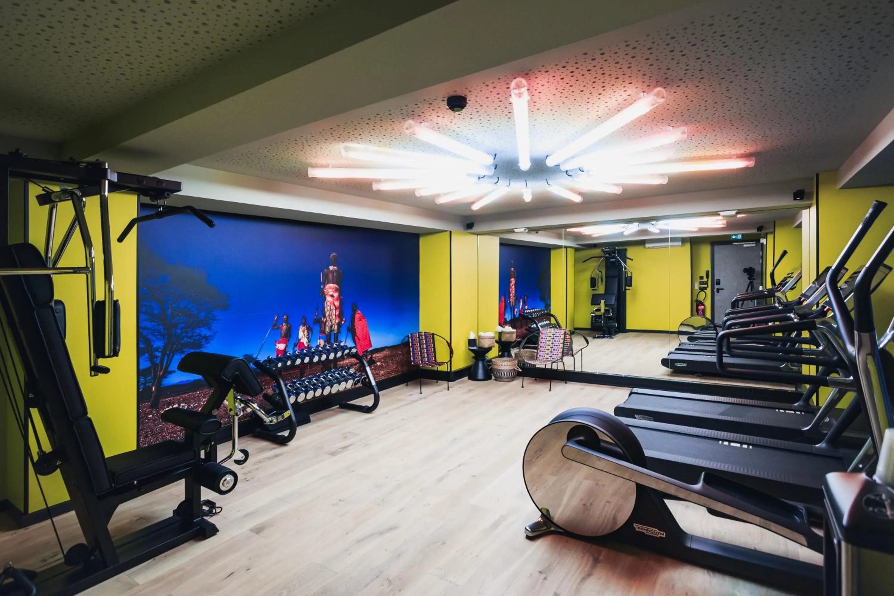 Fitness centre/facilities in BOMA easy living hotel