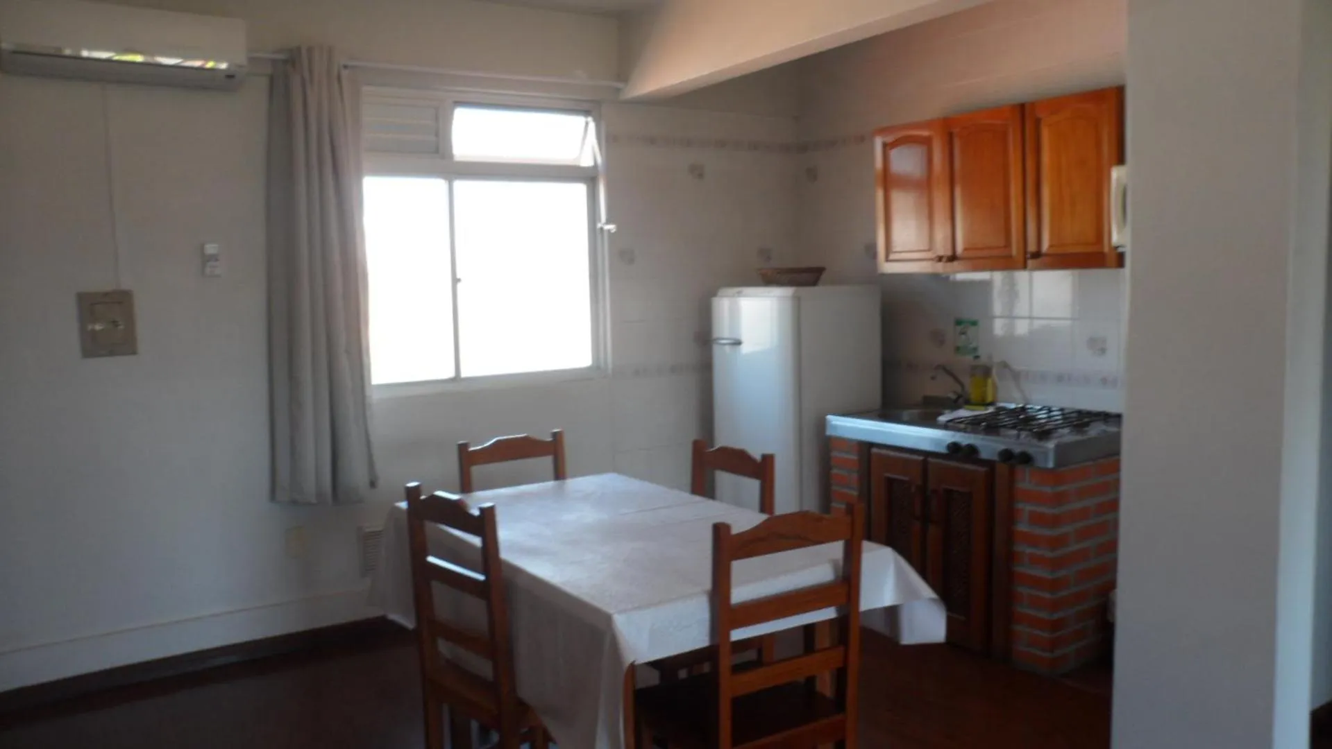 Kitchen or kitchenette in Apart Hotel La Cabana