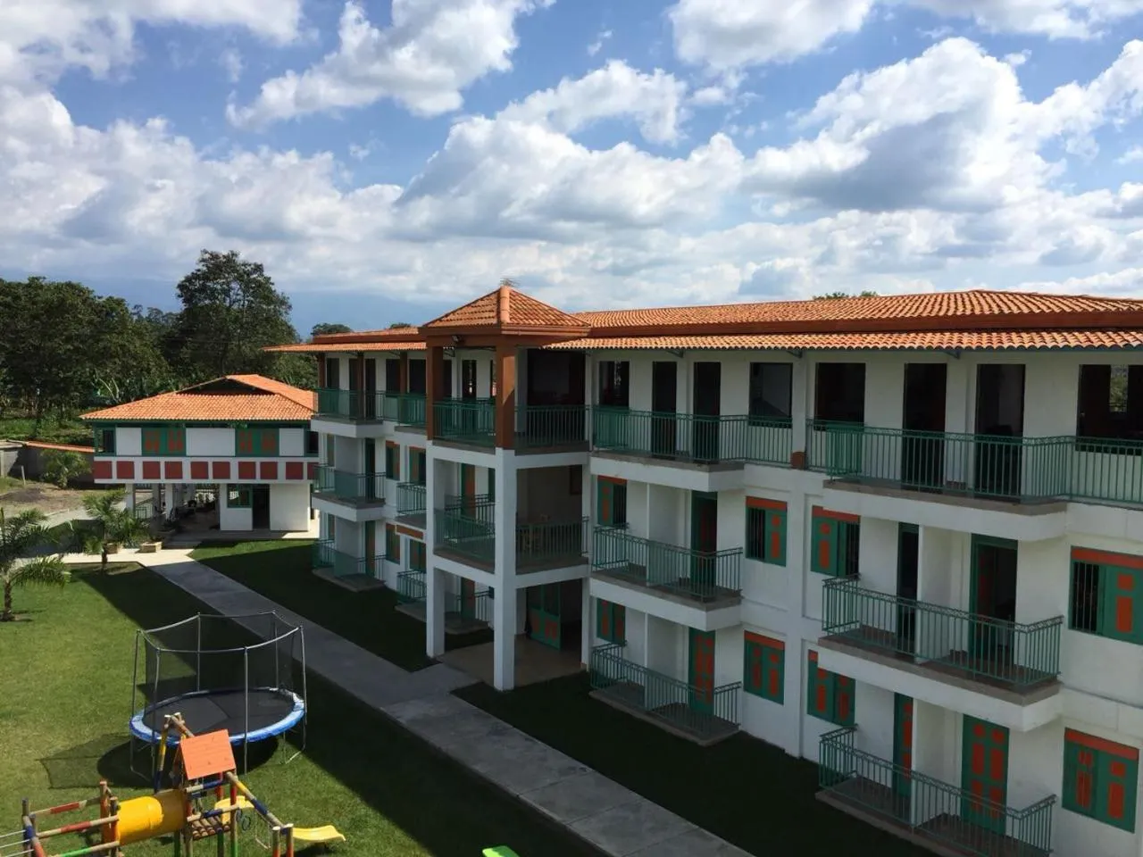 Property building in Hotel Campestre Paraiso Cafetero