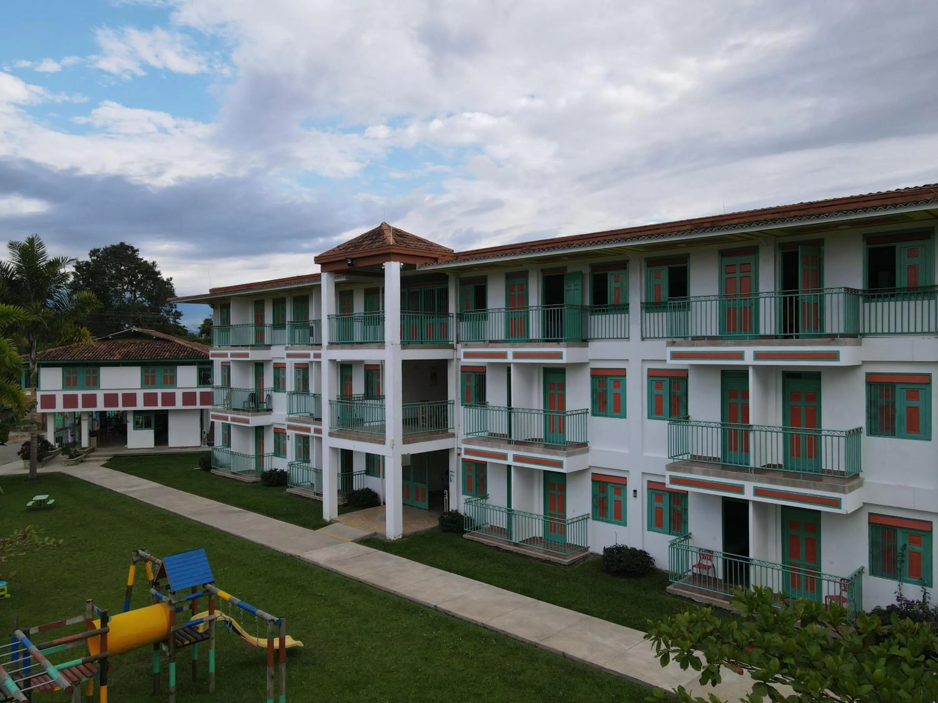 Property building in Hotel Campestre Paraiso Cafetero