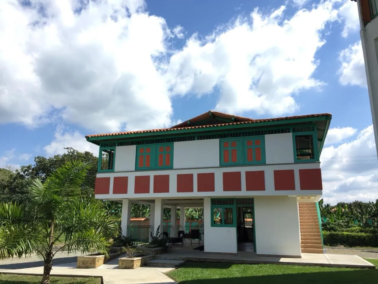 Lobby or reception in Hotel Campestre Paraiso Cafetero