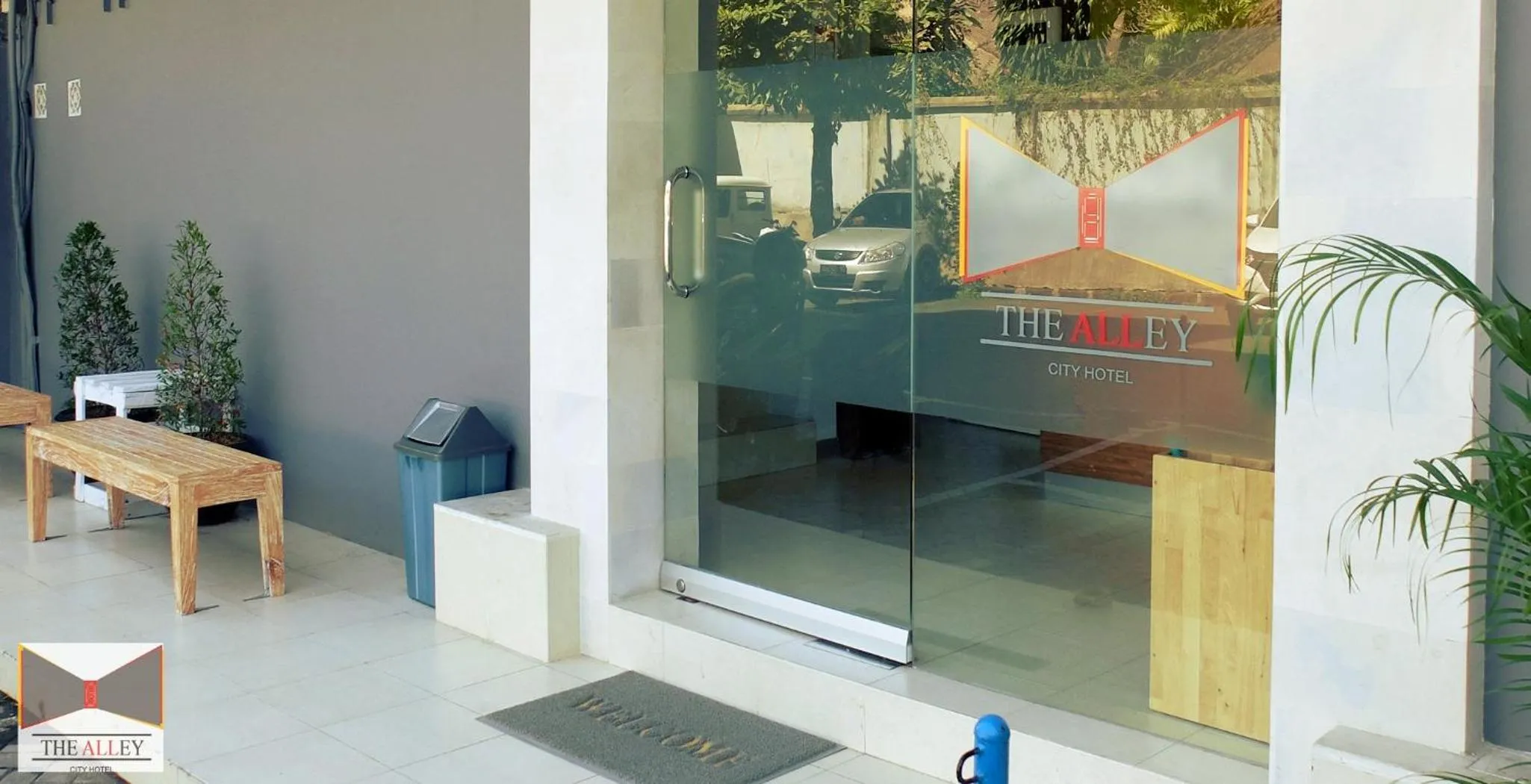 On site in The Alley City Hotel