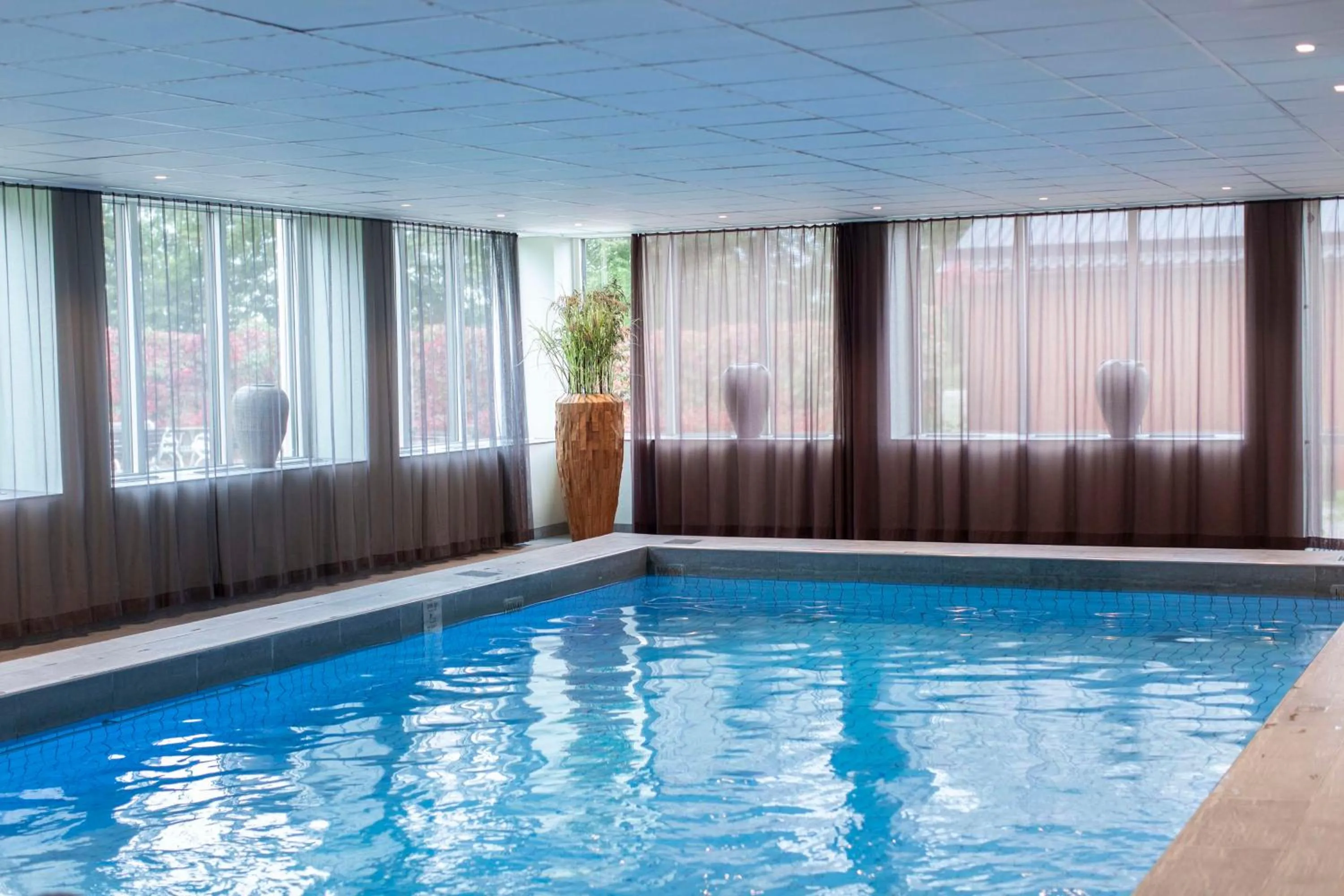 Pool view in Radisson Blu Arlandia Hotel, Stockholm-Arlanda