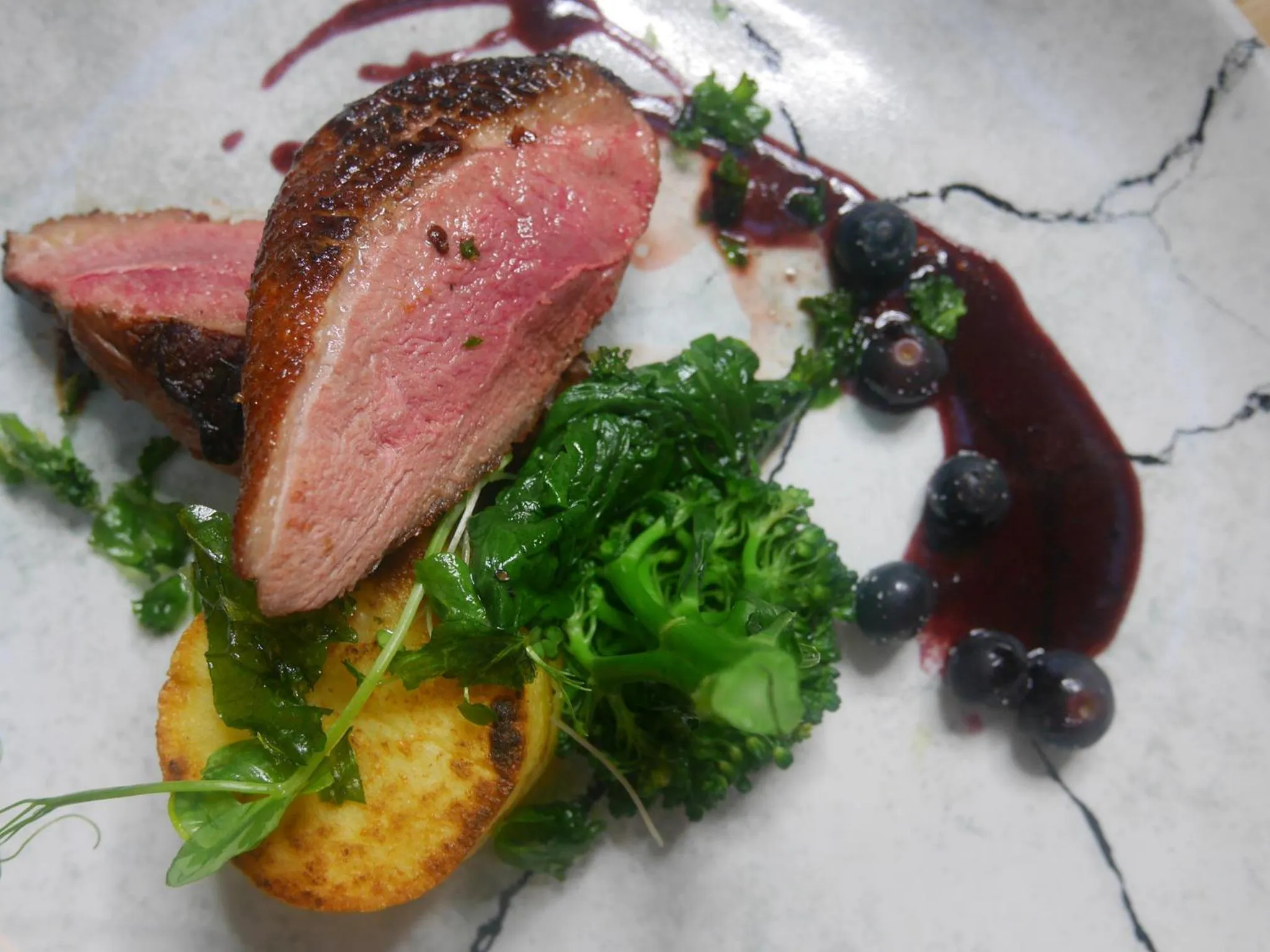 Food close-up in HYDE Hotel