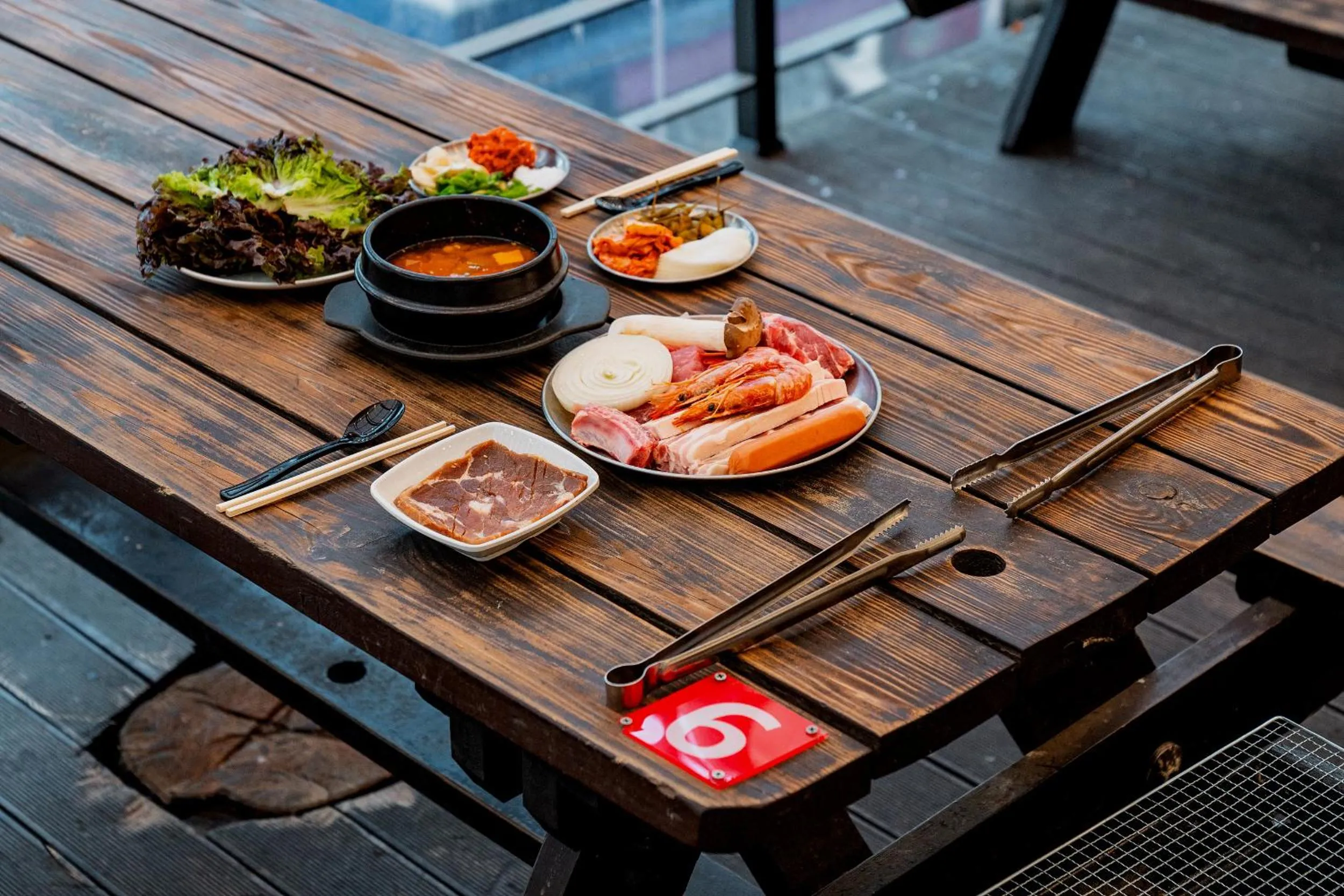 BBQ facilities in Ocean 2 You Resort Seorak Beach Hotel & Condo