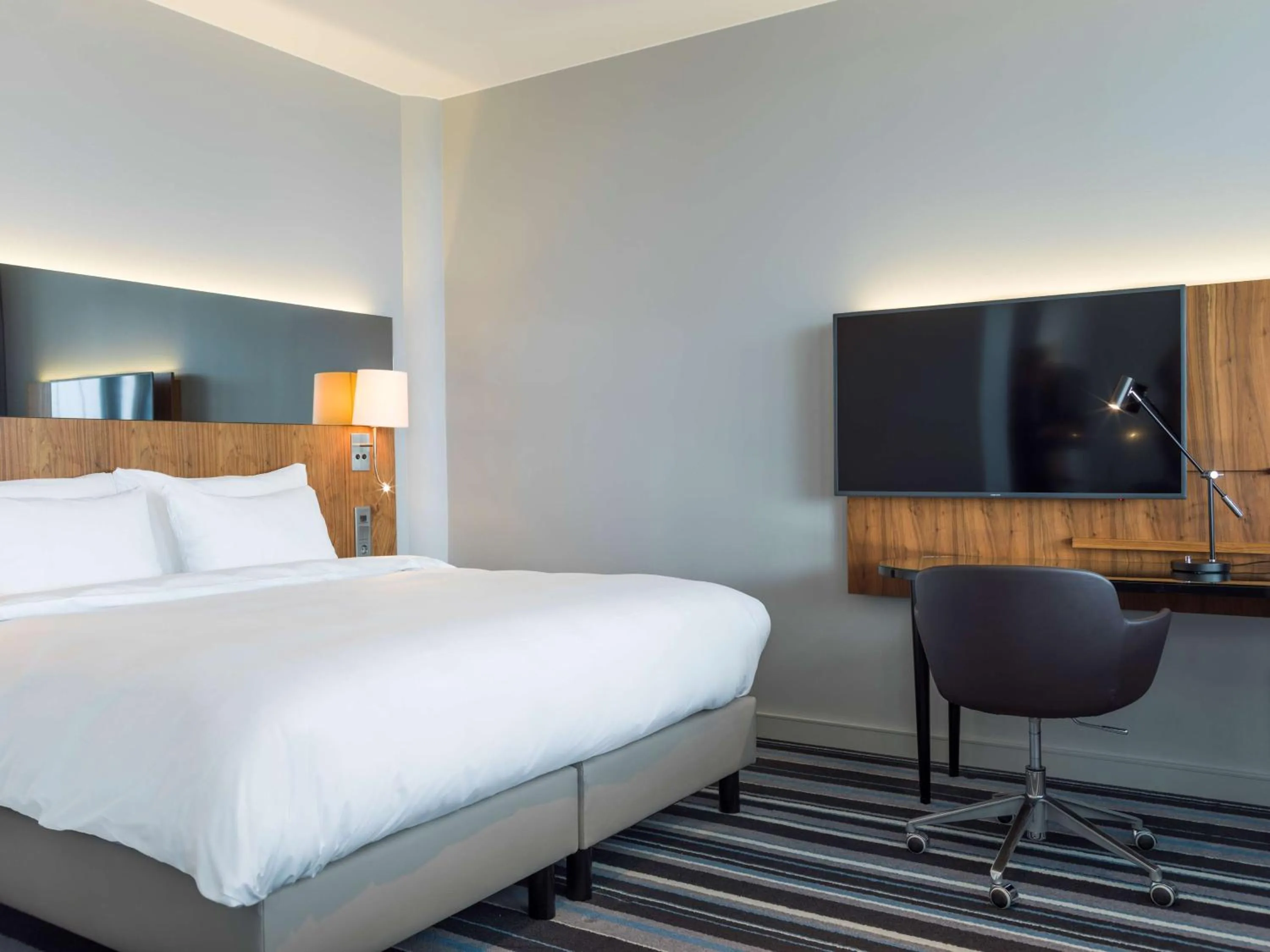 Bed in Radisson Blu Airport Terminal Hotel