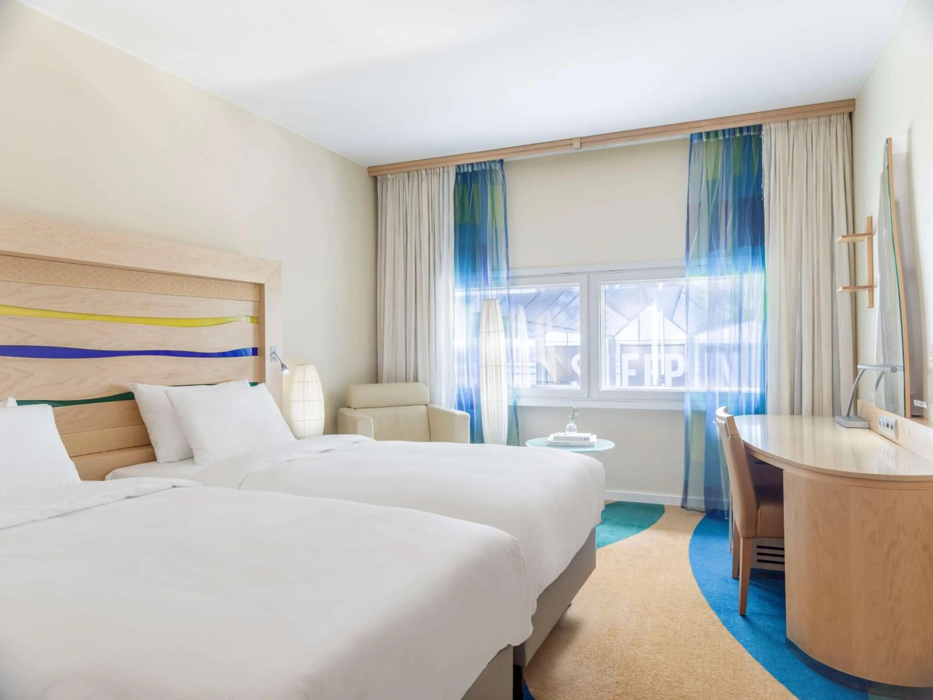 Photo of the whole room, Bed in Radisson Blu Airport Terminal Hotel