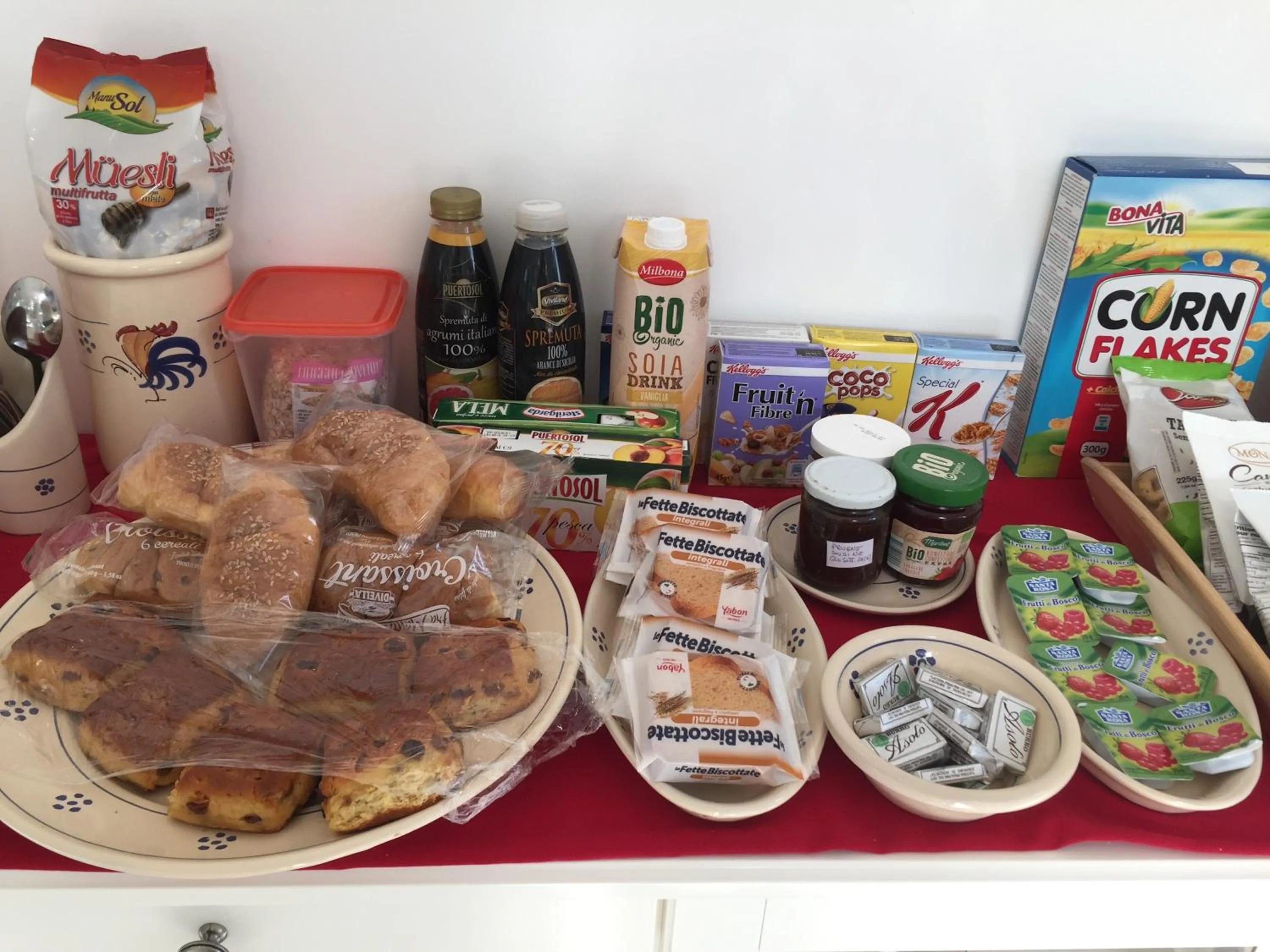 Buffet breakfast in Casa Giada B&B