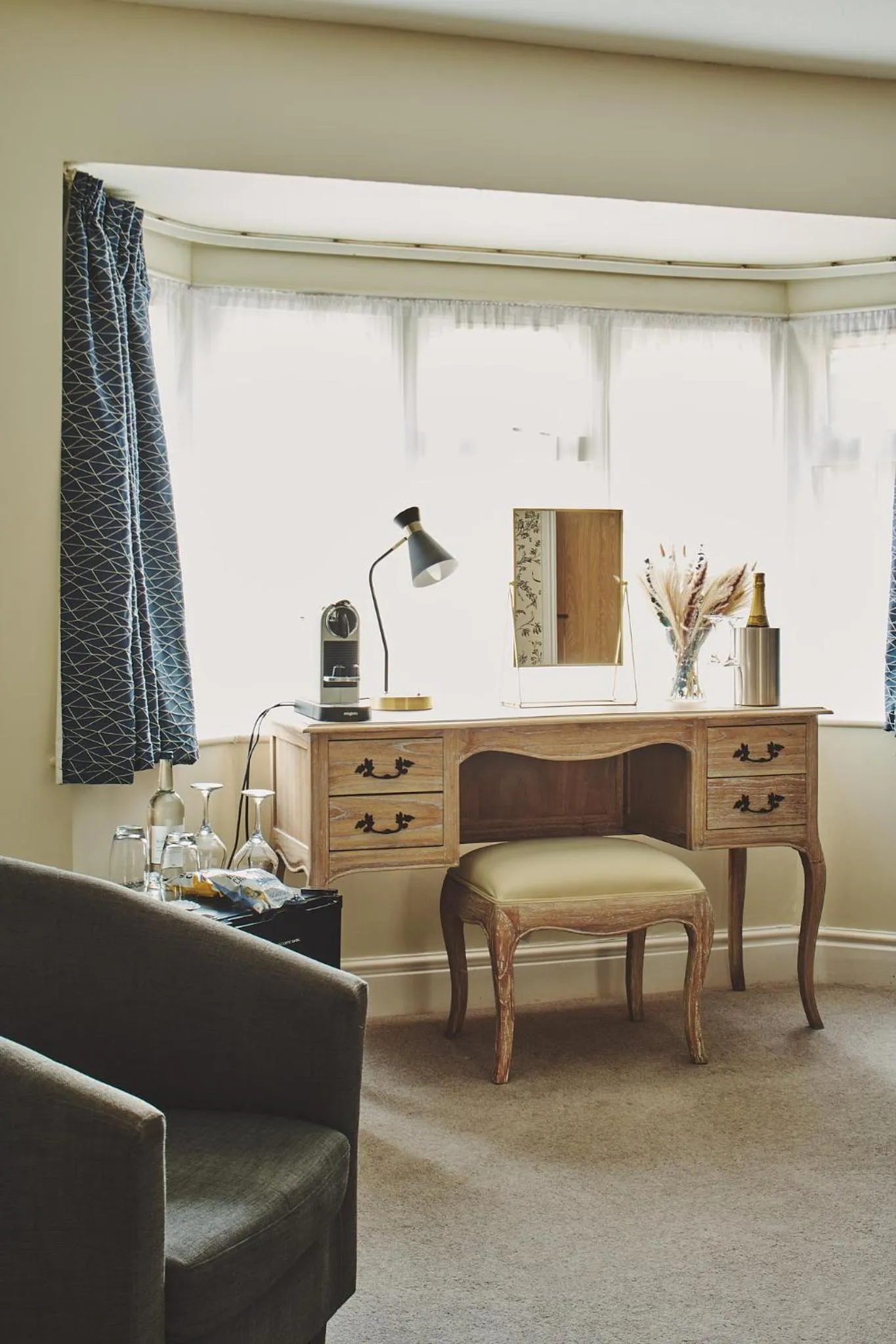 Seating area in The Lansdowne Guest House