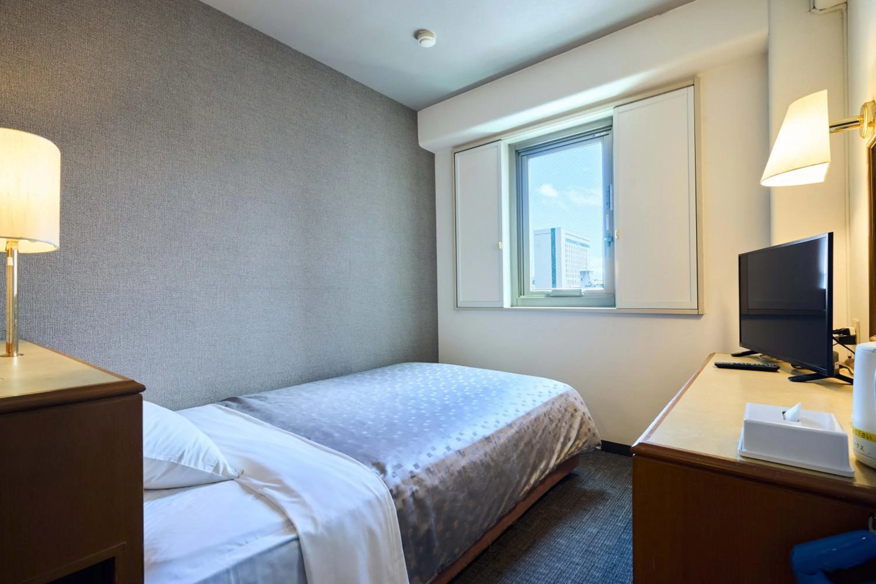 Photo of the whole room, Bed in Hotel Lexton Kagoshima Annex