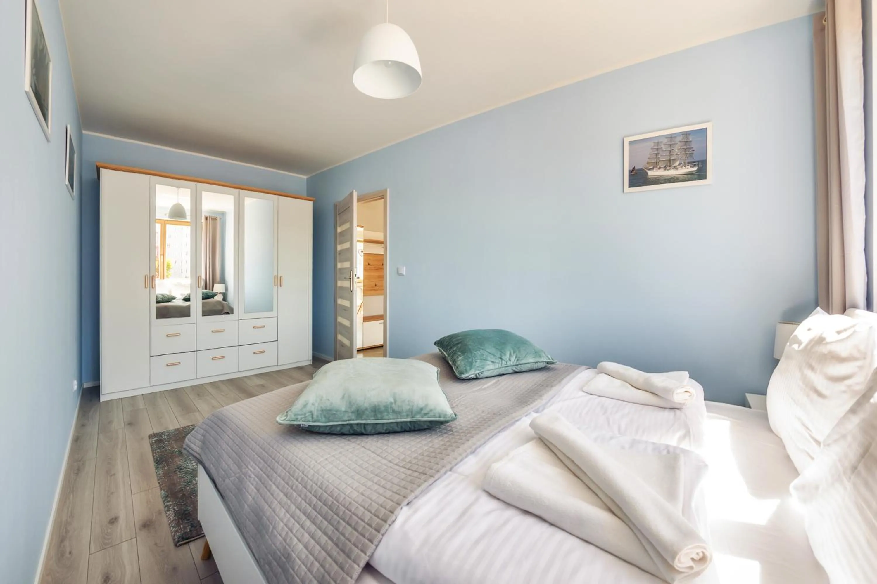 Bed in Kwartał Róży Wiatrów, Sun & Snow