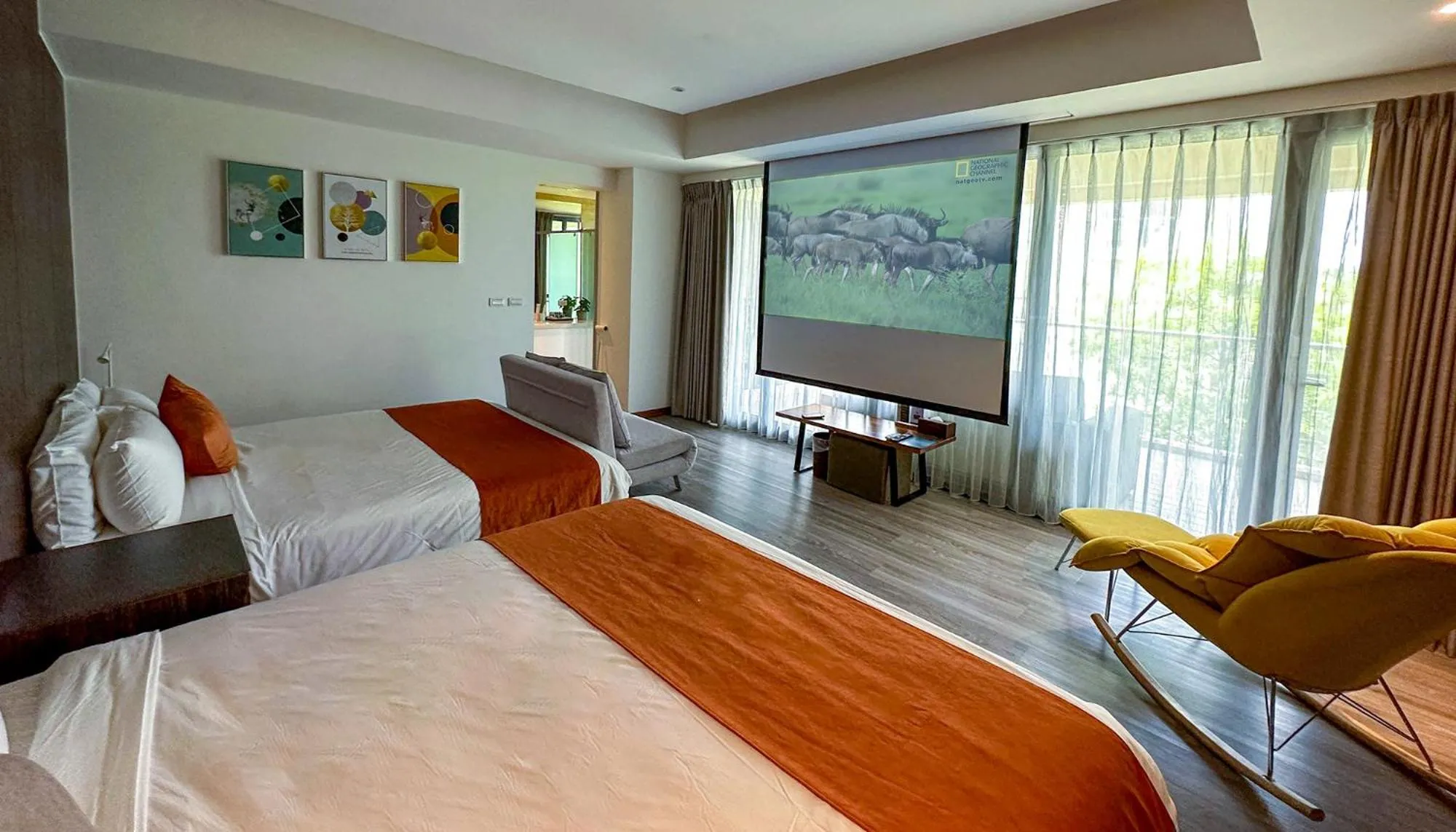 TV and multimedia, Bed in Villa LOHERB