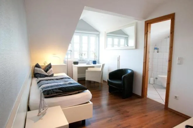 Bed in Hotel Restaurant Friedrichs