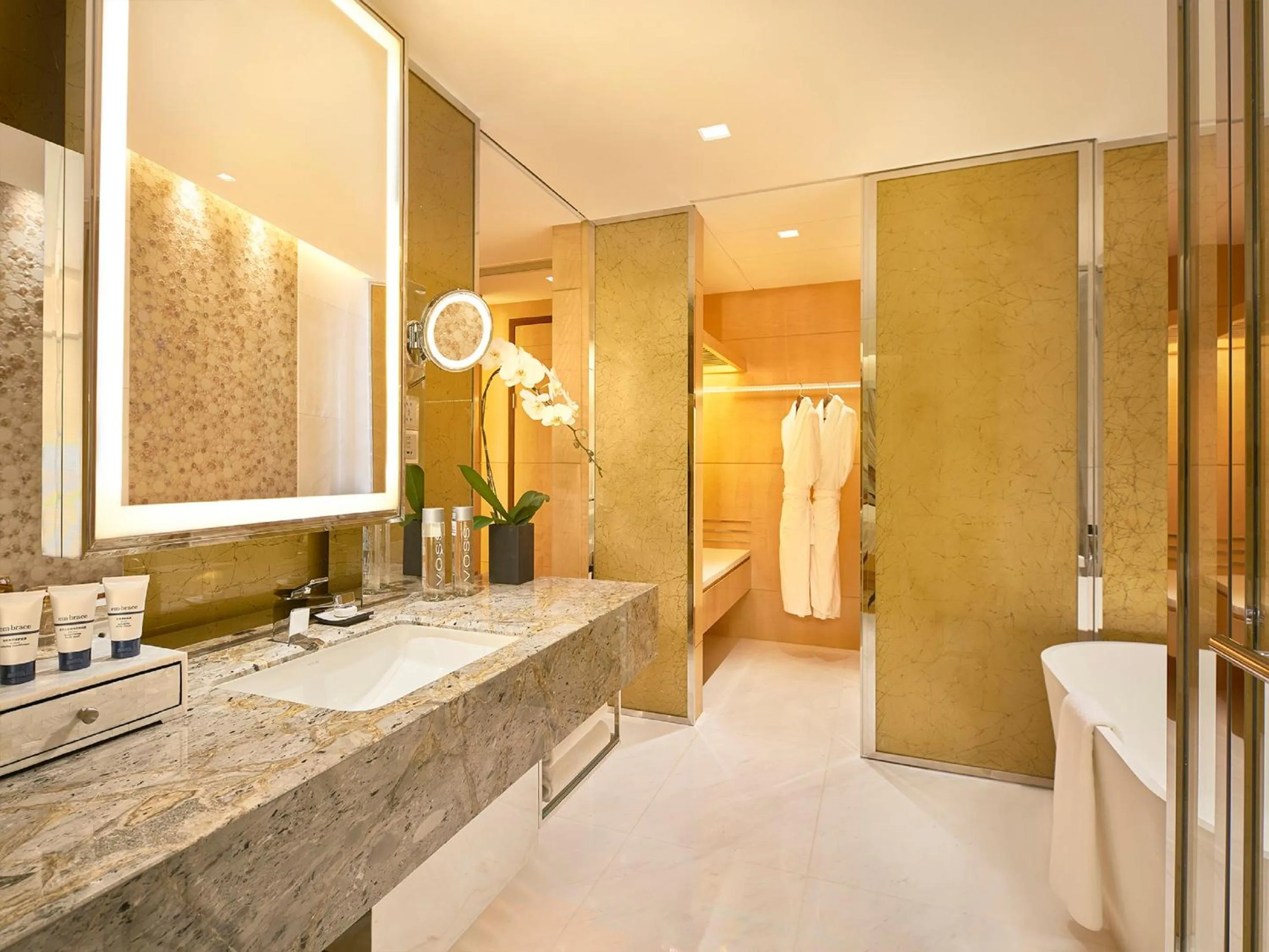 Bathroom in Pan Pacific Beijing